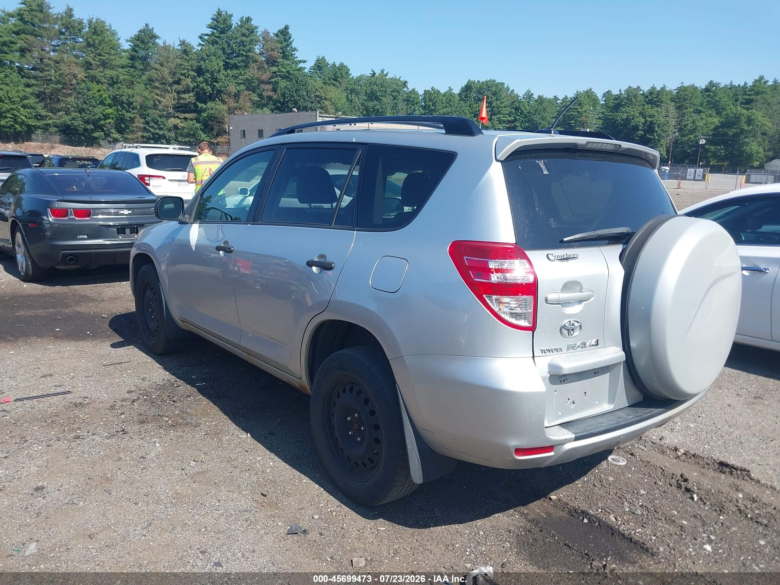 2010 Toyota Rav4 Base V6 Silver vin: JTMJK4DV1A5086774