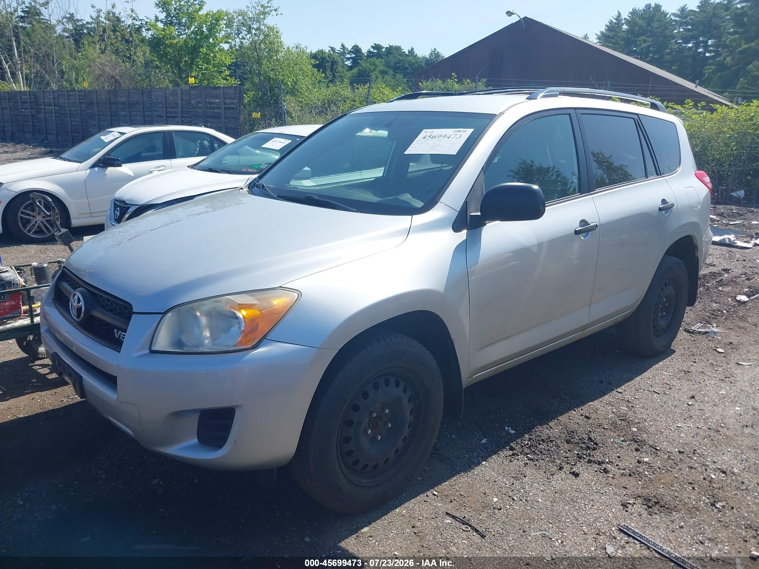 2010 Toyota Rav4 Base V6 Silver vin: JTMJK4DV1A5086774