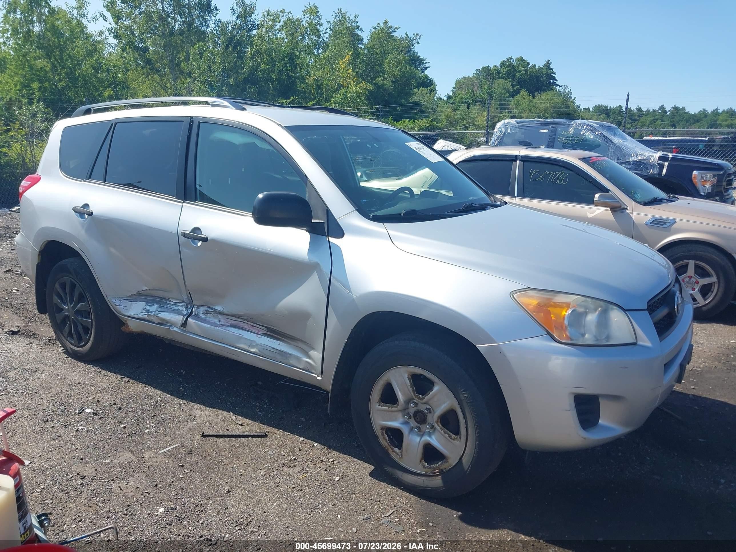 2010 Toyota Rav4 Base V6 Silver vin: JTMJK4DV1A5086774