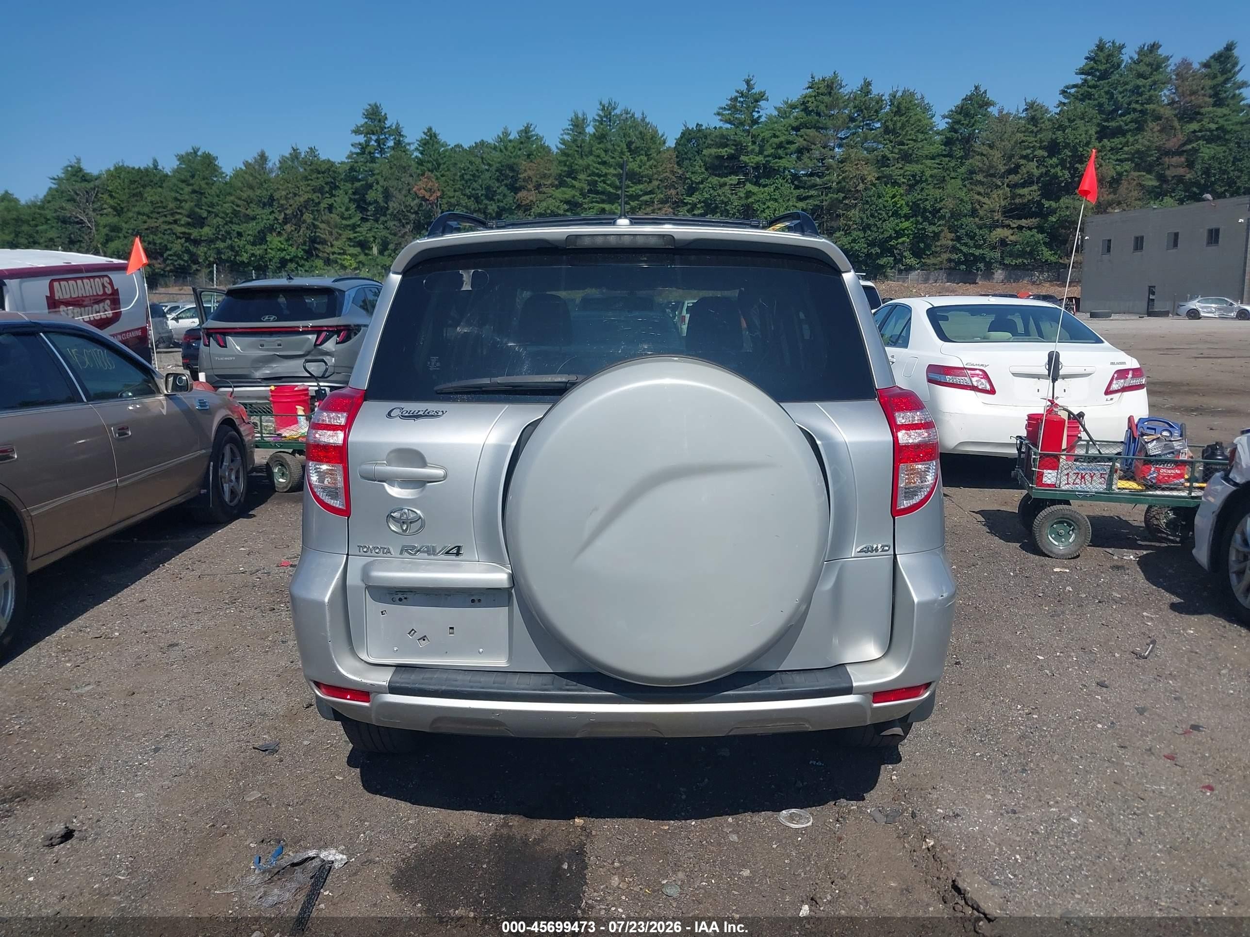2010 Toyota Rav4 Base V6 Silver vin: JTMJK4DV1A5086774