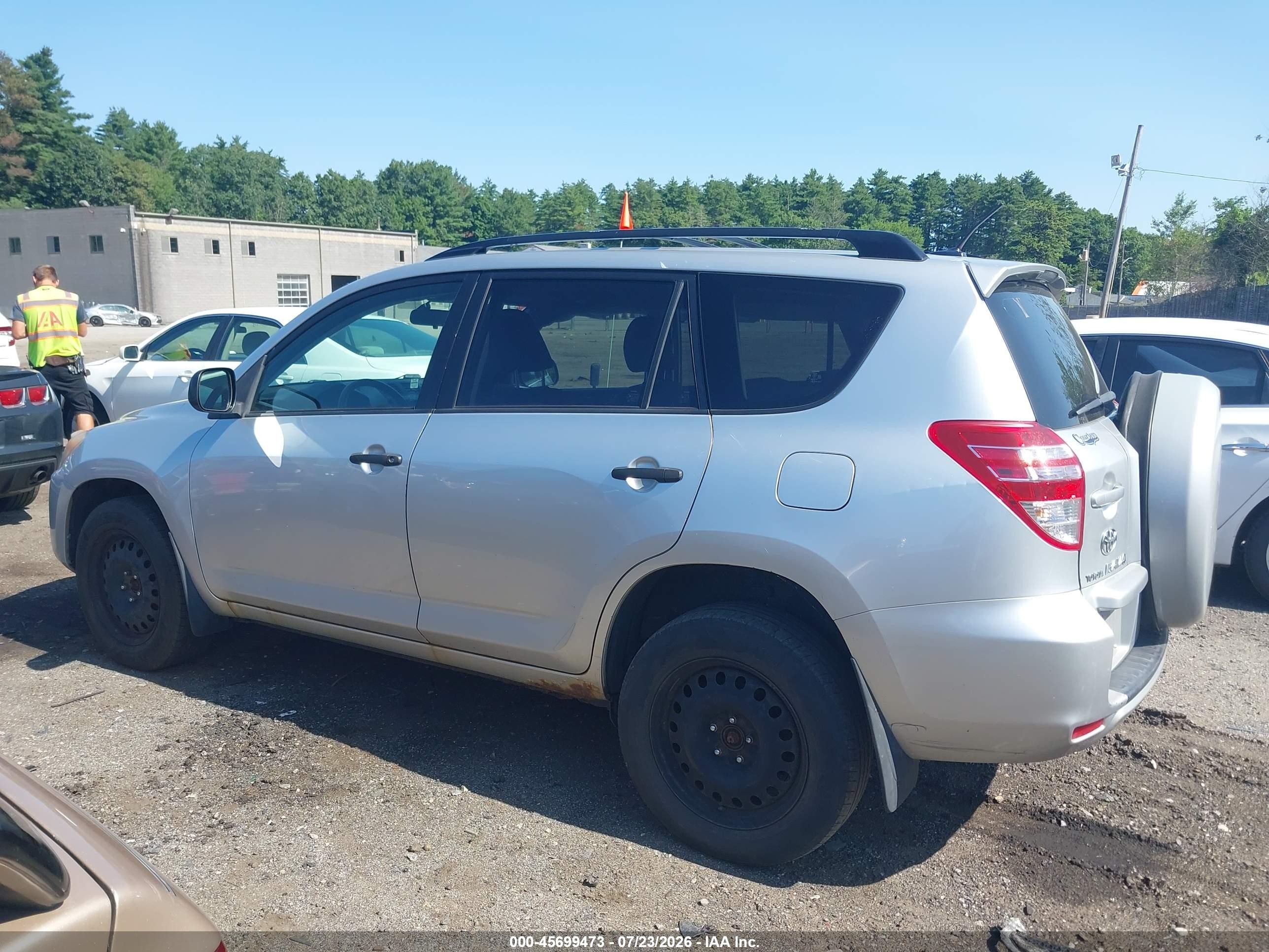 2010 Toyota Rav4 Base V6 Silver vin: JTMJK4DV1A5086774