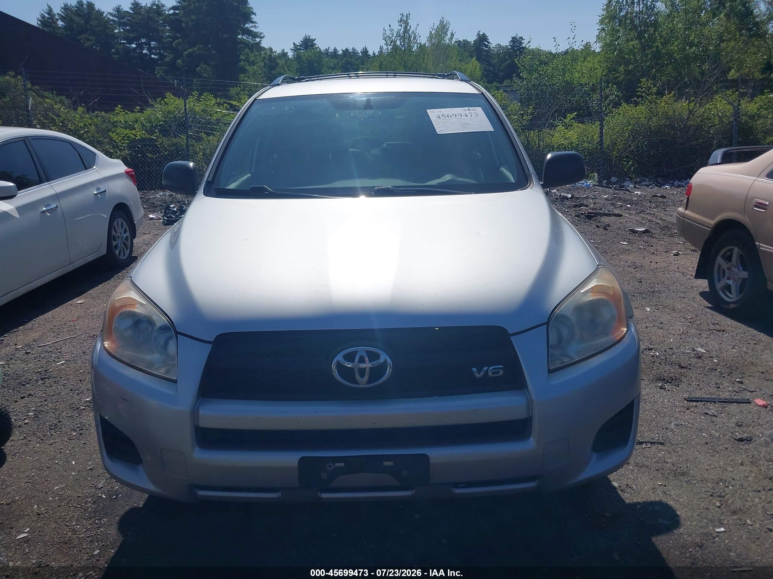 2010 Toyota Rav4 Base V6 Silver vin: JTMJK4DV1A5086774