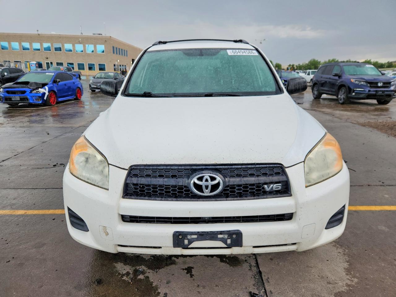 2010 Toyota Rav4 Base White vin: JTMJK4DV6A5091484