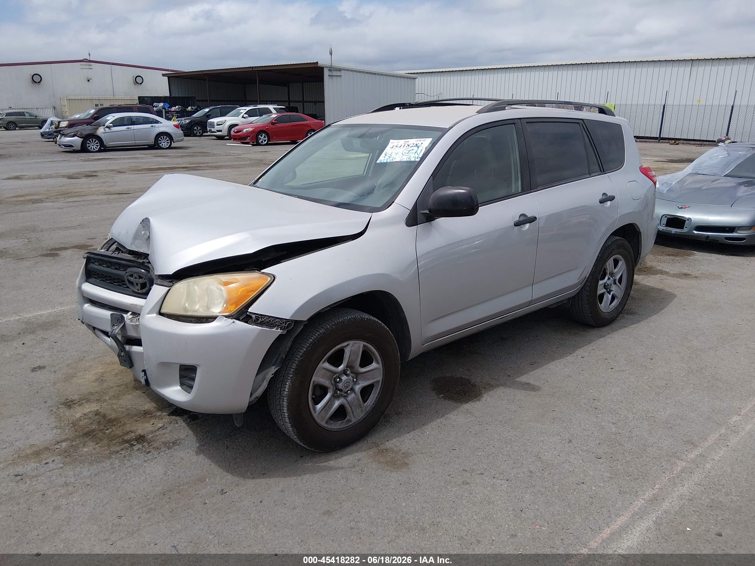 2010 Toyota Rav4   Silver vin: JTMKF4DV1A5031153