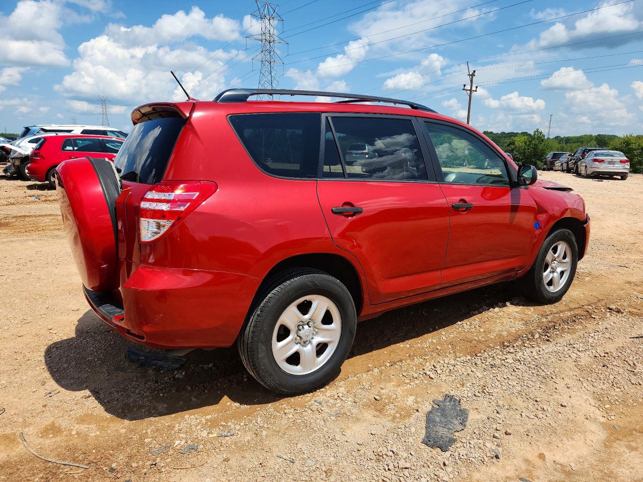 2012 Toyota Rav4 Base Red vin: JTMKF4DV1C5049364