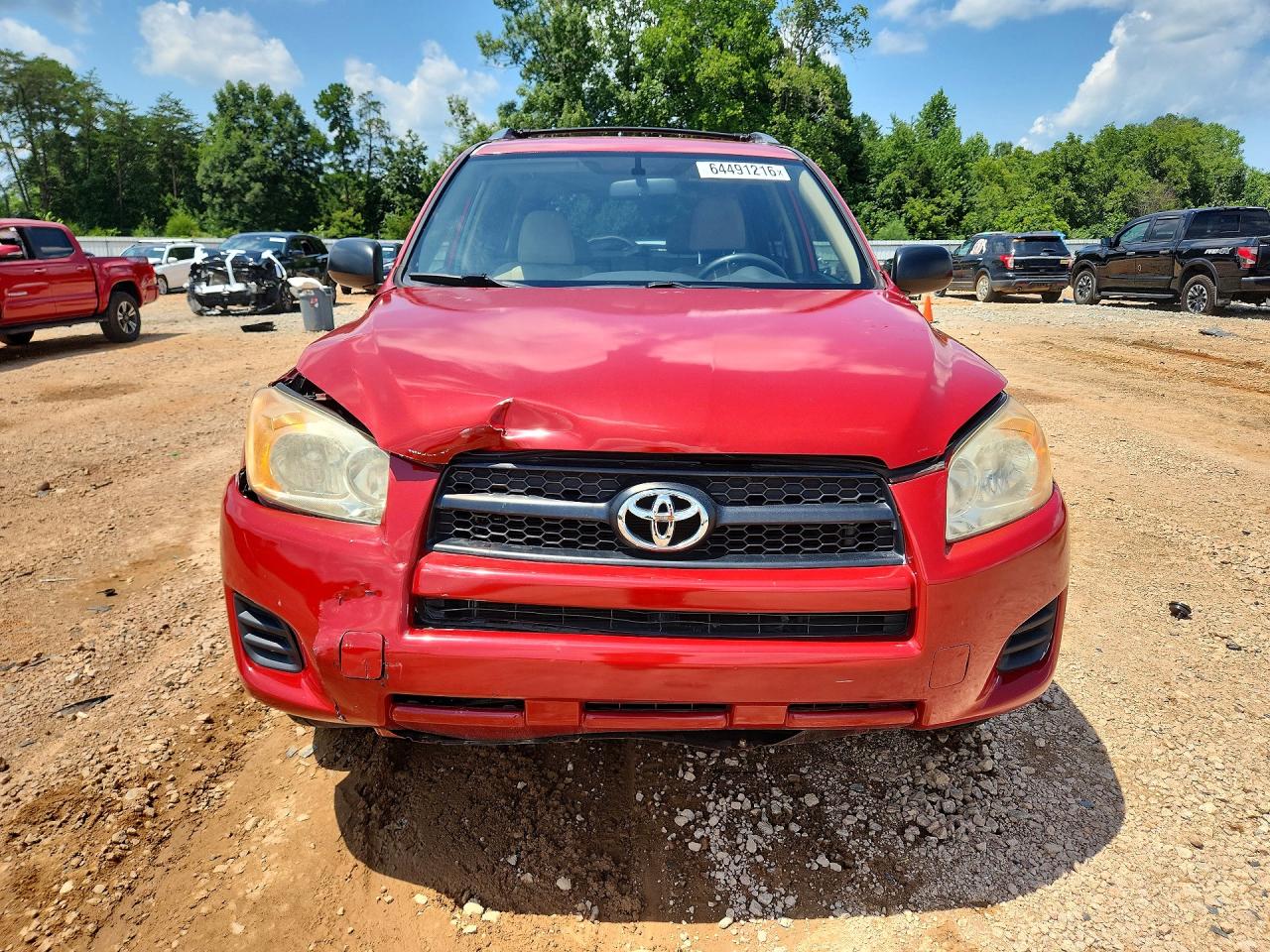 2012 Toyota Rav4 Base Red vin: JTMKF4DV1C5049364