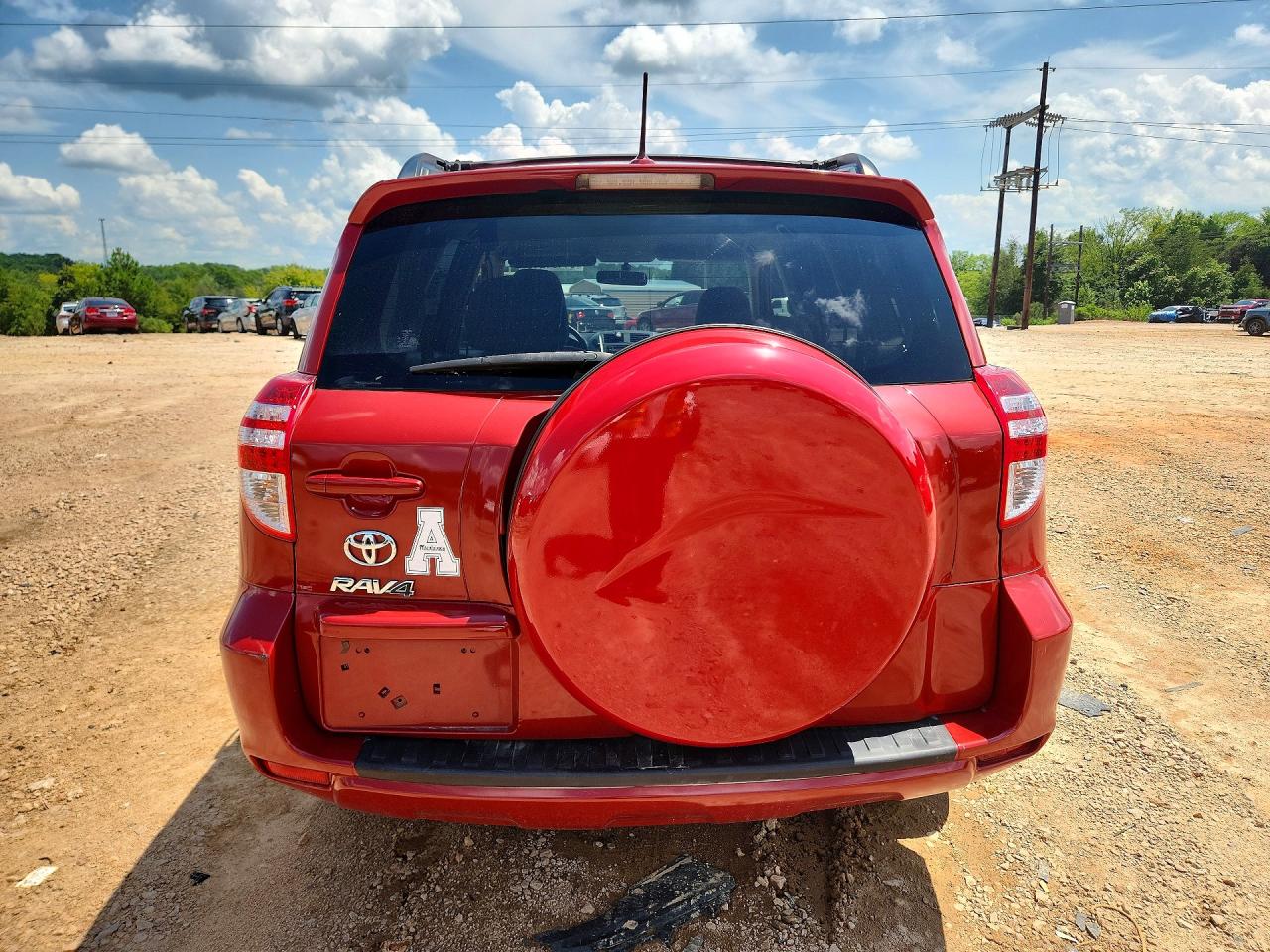 2012 Toyota Rav4 Base Red vin: JTMKF4DV1C5049364