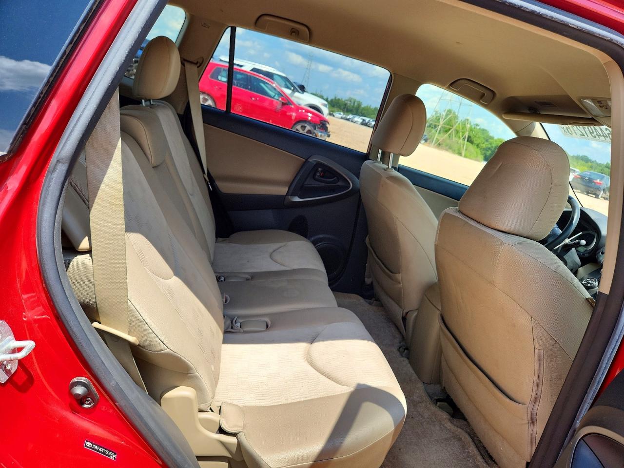 2012 Toyota Rav4 Base Red vin: JTMKF4DV1C5049364