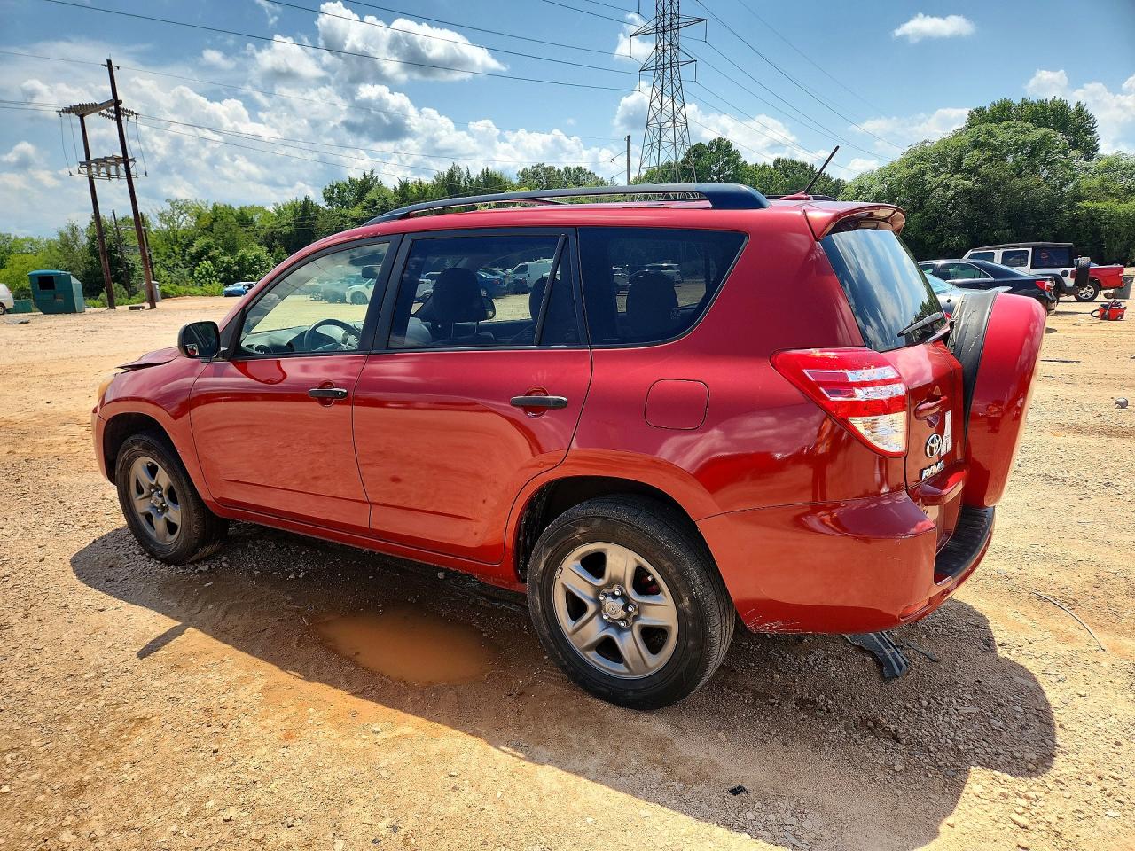 2012 Toyota Rav4 Base Red vin: JTMKF4DV1C5049364