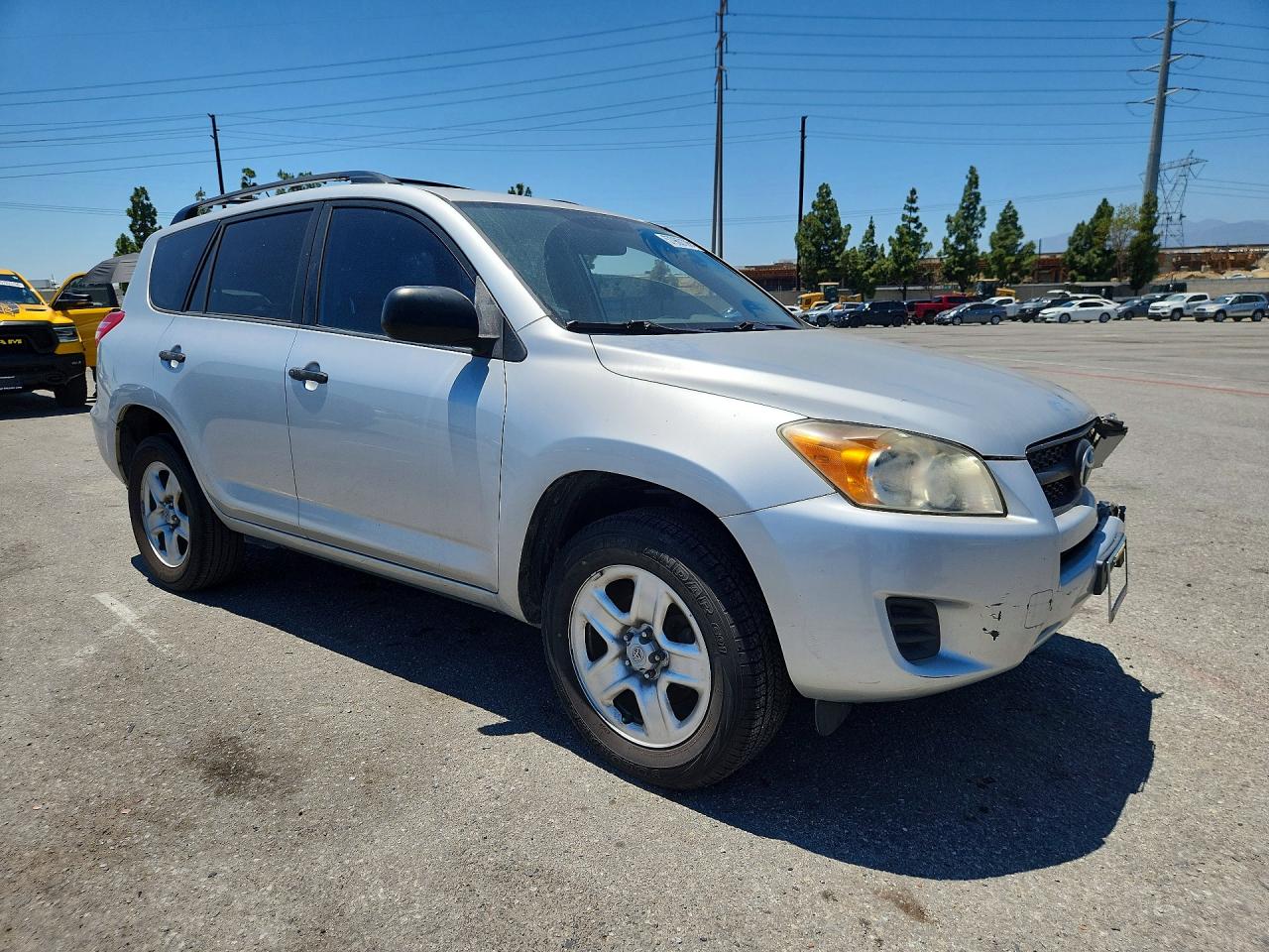 2010 Toyota Rav4 Base Silver vin: JTMKF4DV2A5014345