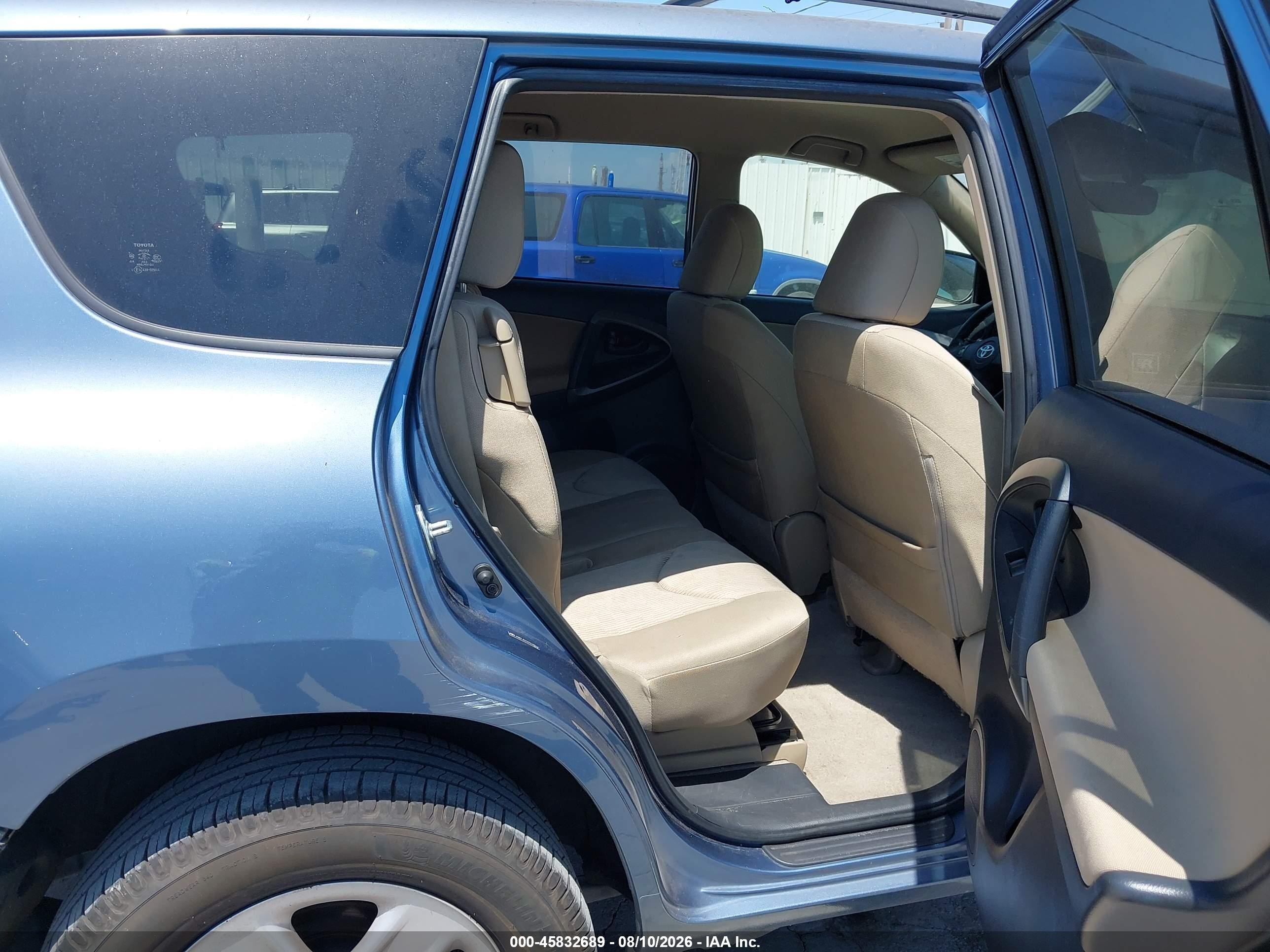 2012 Toyota Rav4   Light Blue vin: JTMKF4DV2C5048966