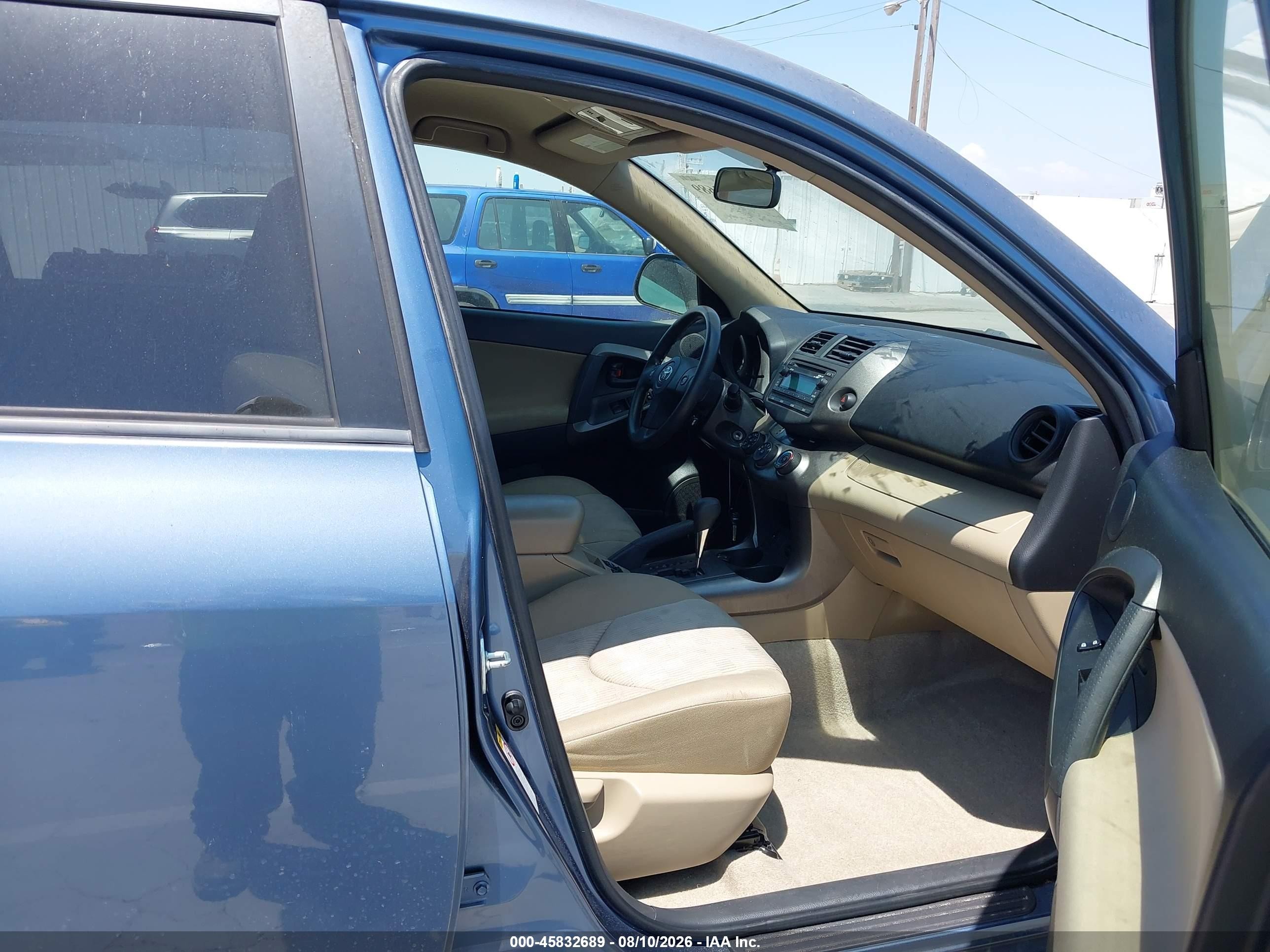 2012 Toyota Rav4   Light Blue vin: JTMKF4DV2C5048966
