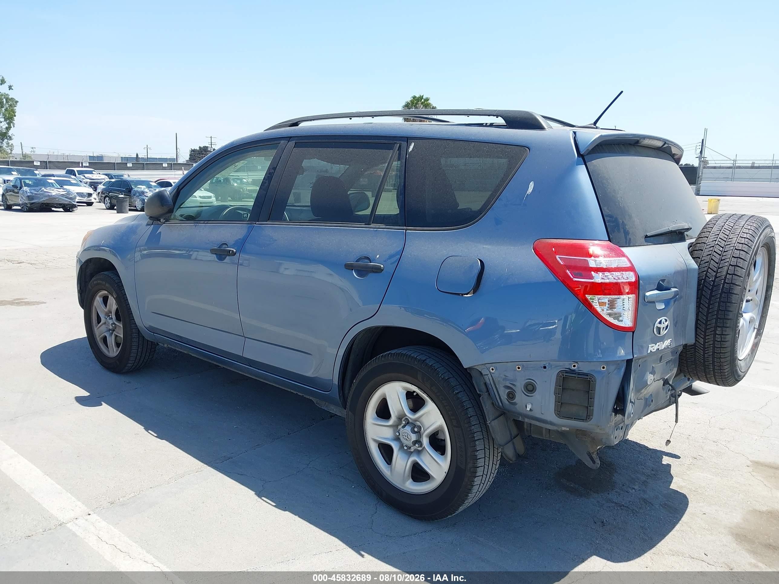 2012 Toyota Rav4   Light Blue vin: JTMKF4DV2C5048966