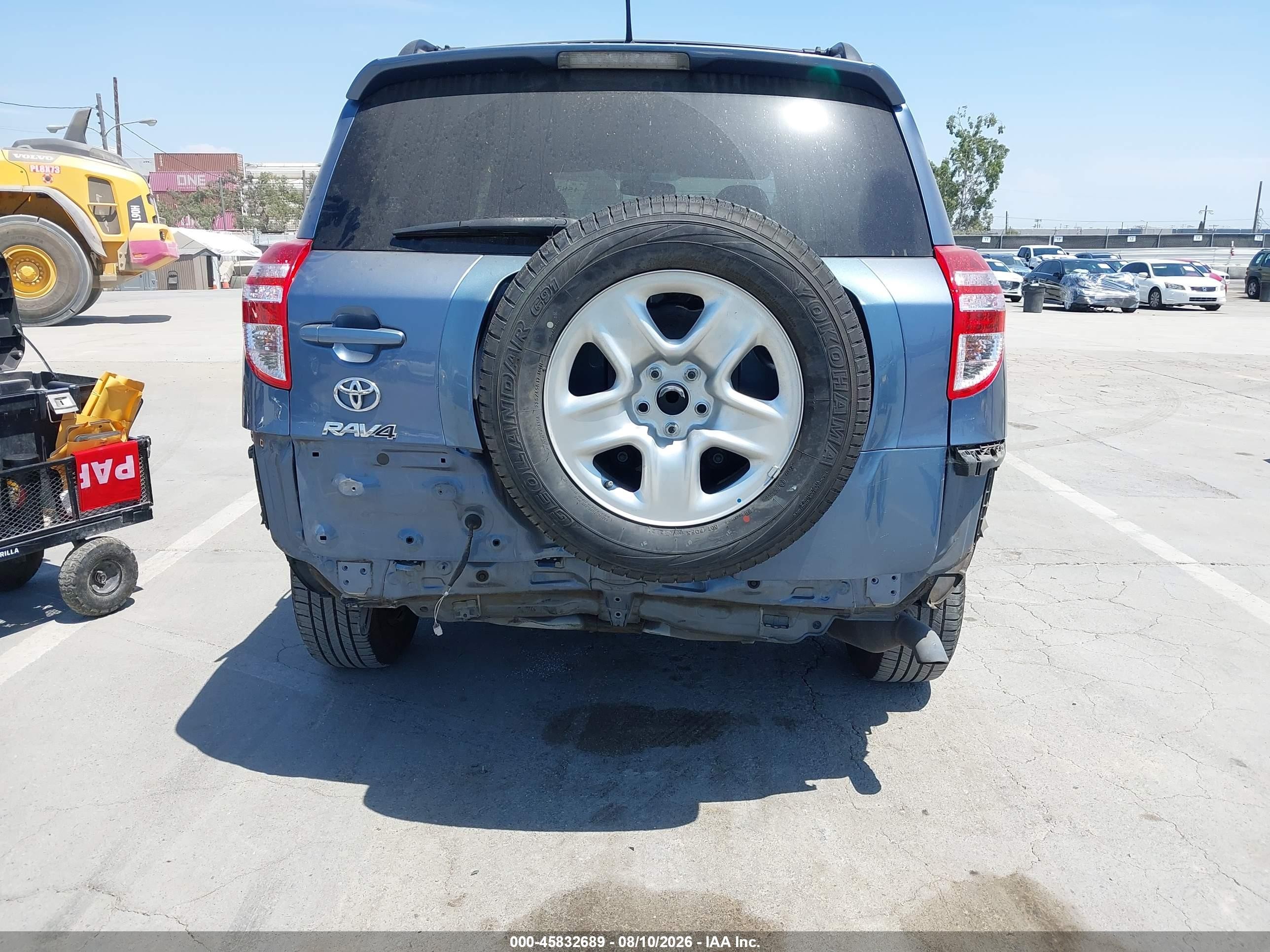 2012 Toyota Rav4   Light Blue vin: JTMKF4DV2C5048966