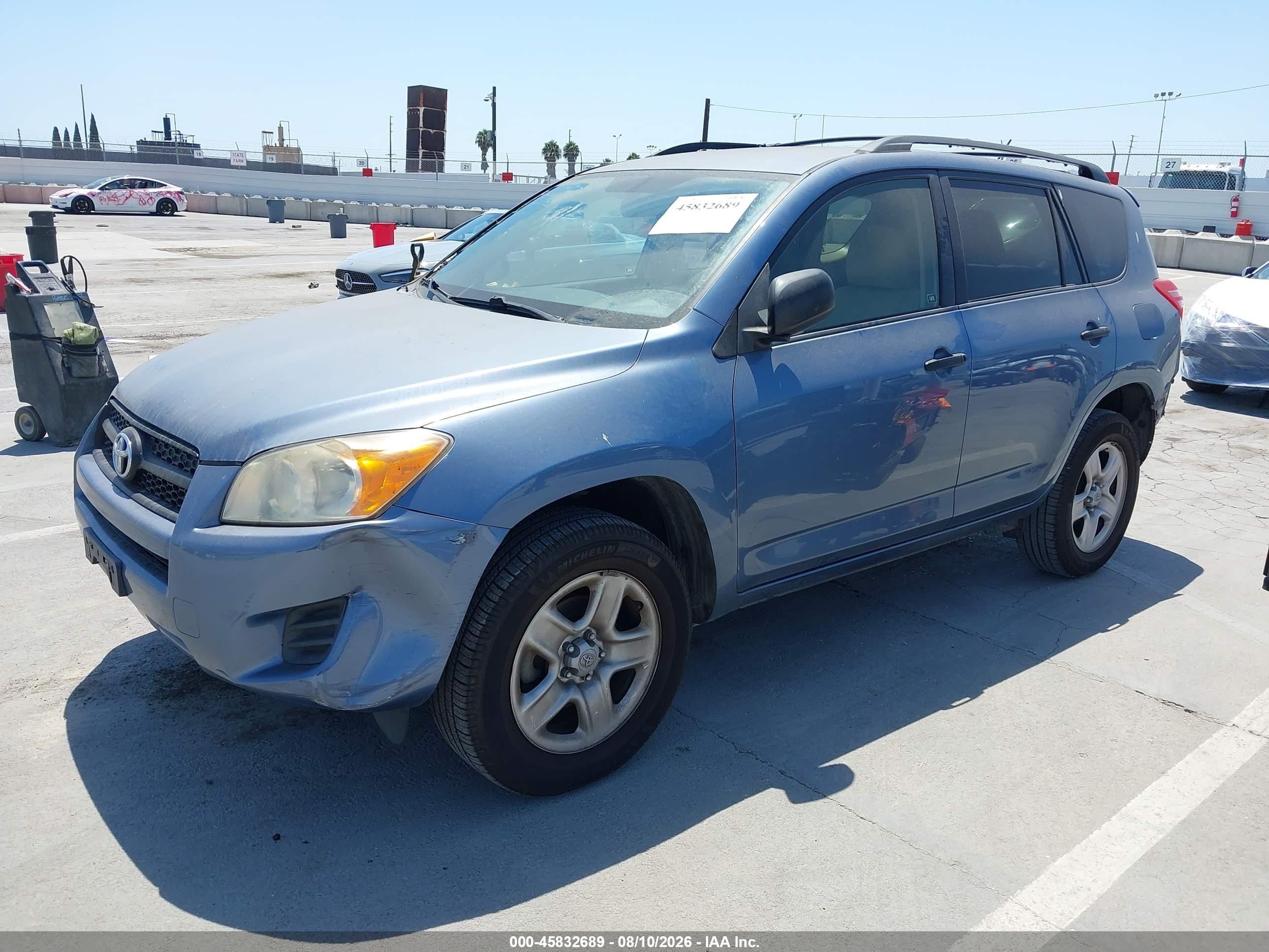 2012 Toyota Rav4   Light Blue vin: JTMKF4DV2C5048966