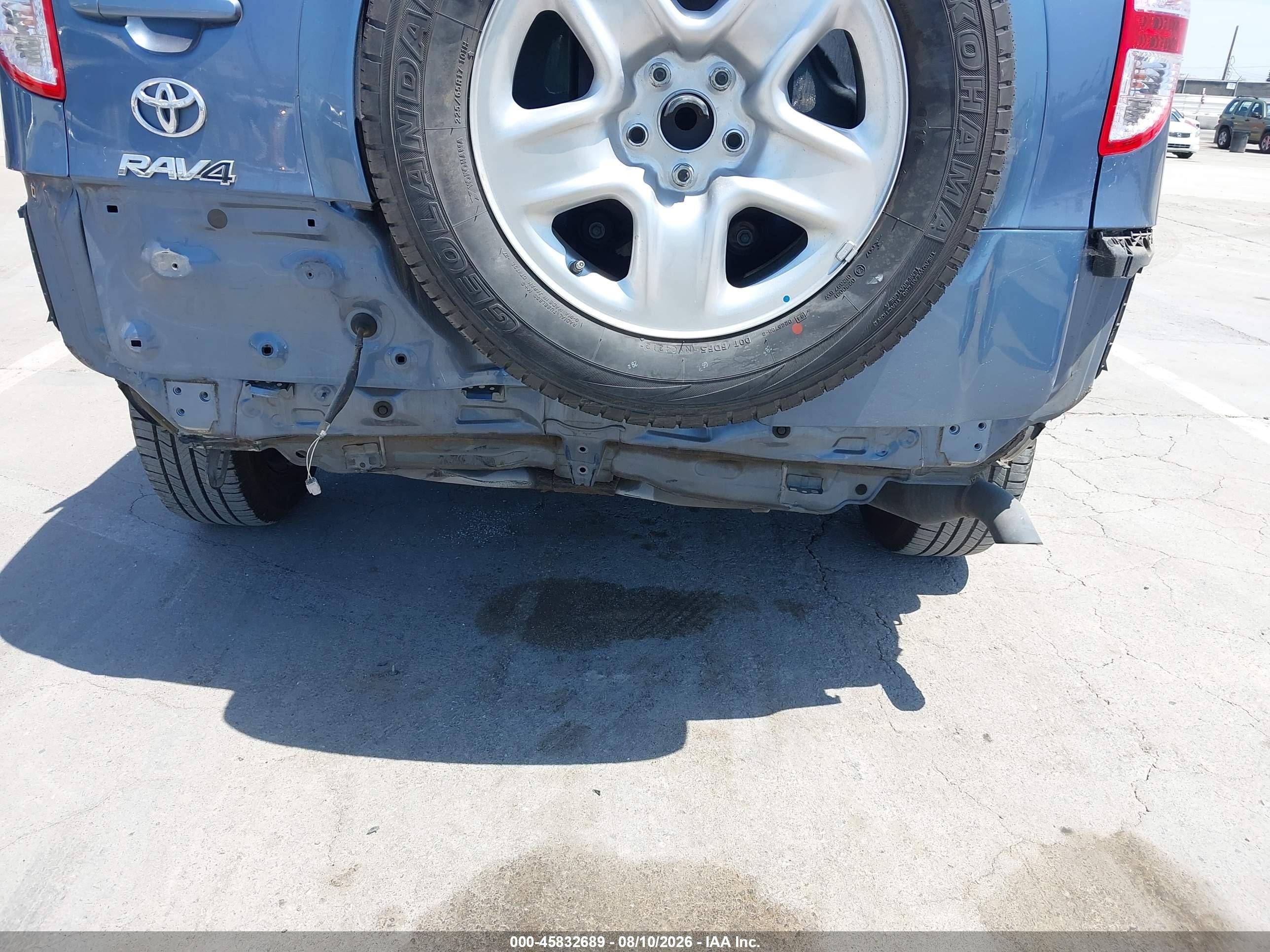 2012 Toyota Rav4   Light Blue vin: JTMKF4DV2C5048966