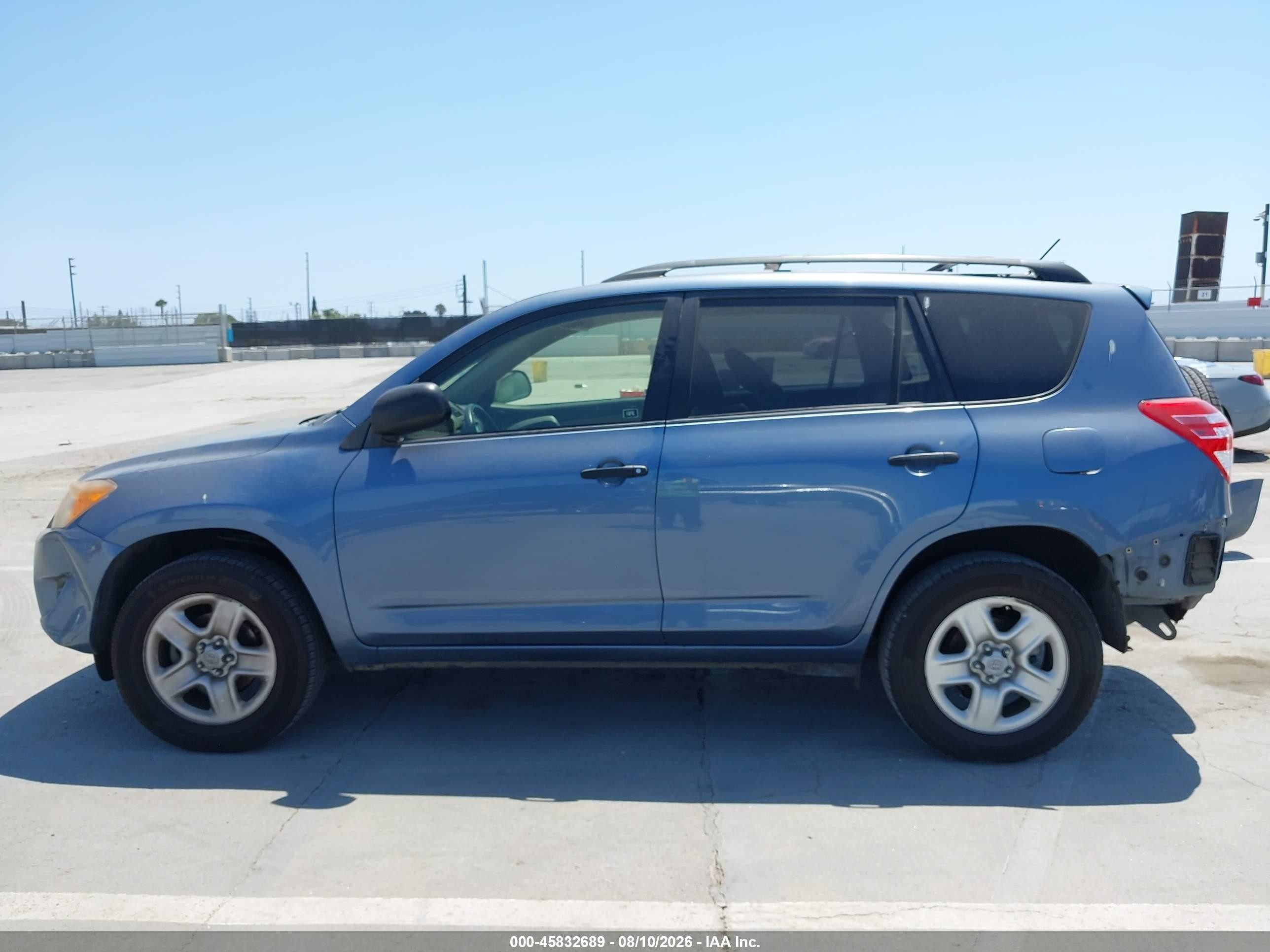 2012 Toyota Rav4   Light Blue vin: JTMKF4DV2C5048966