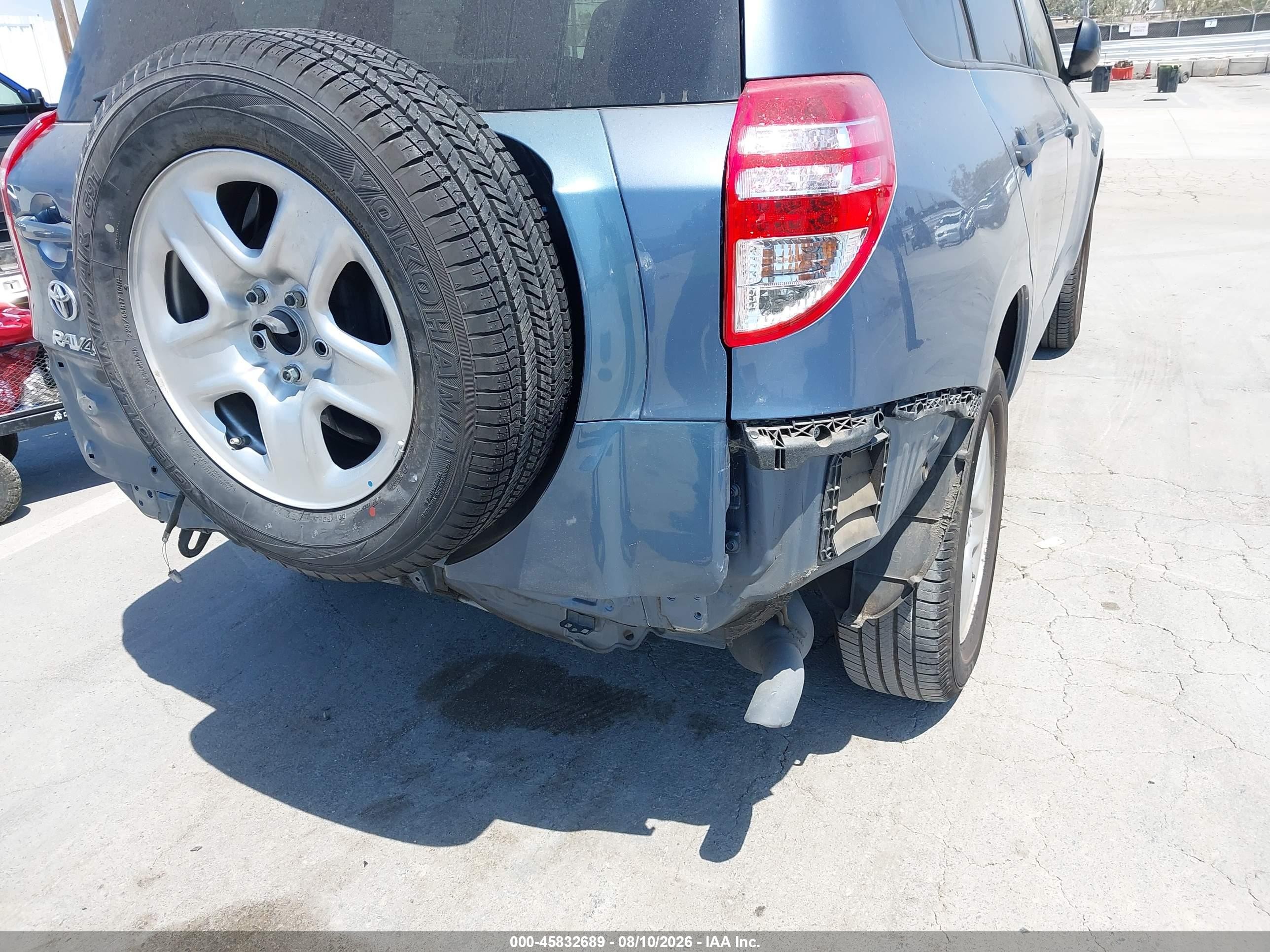 2012 Toyota Rav4   Light Blue vin: JTMKF4DV2C5048966