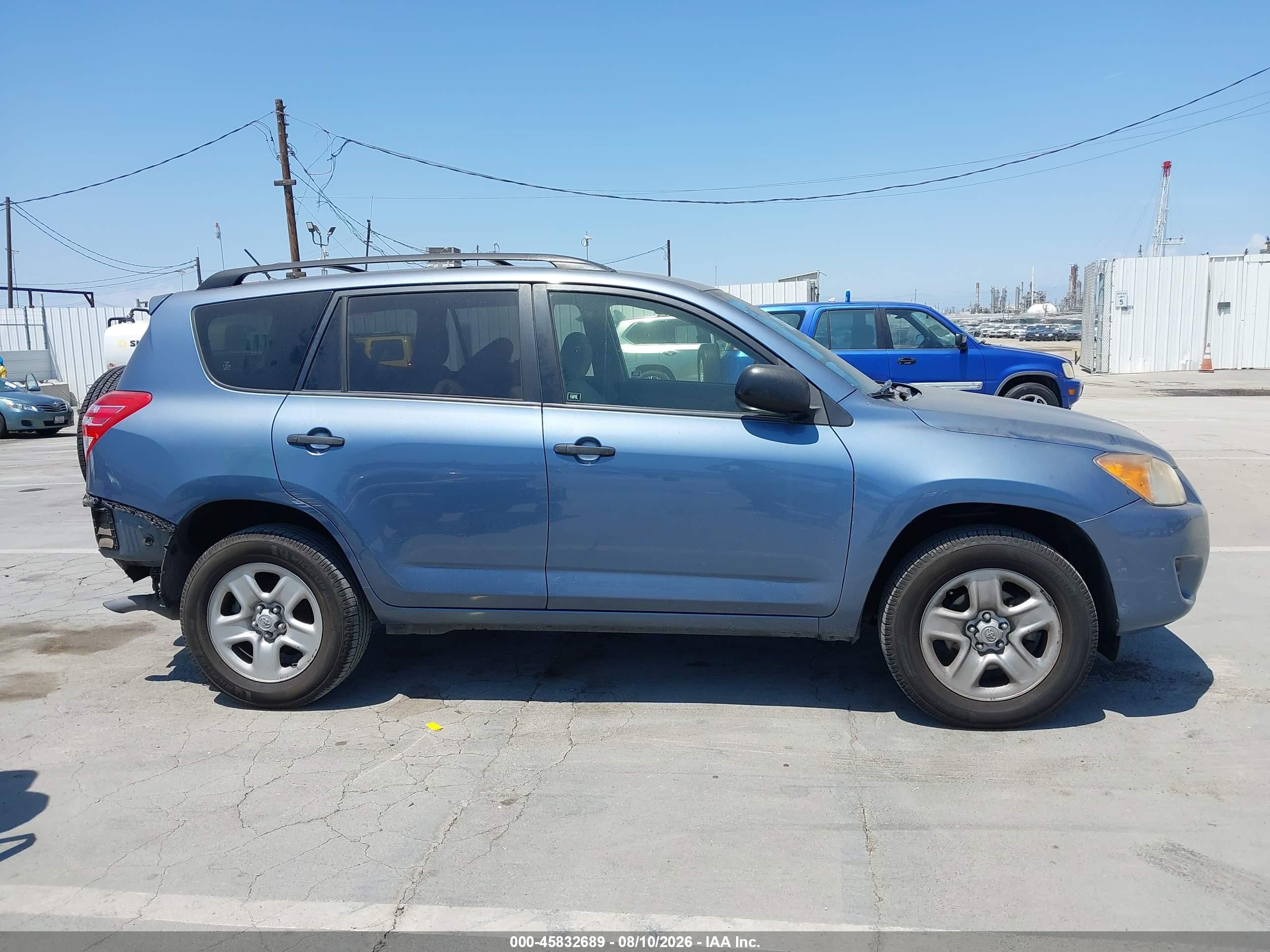 2012 Toyota Rav4   Light Blue vin: JTMKF4DV2C5048966