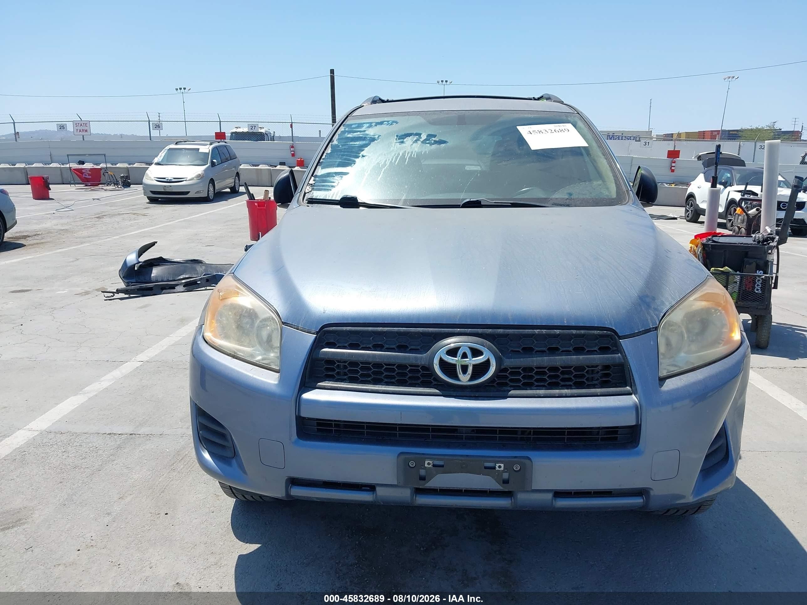 2012 Toyota Rav4   Light Blue vin: JTMKF4DV2C5048966