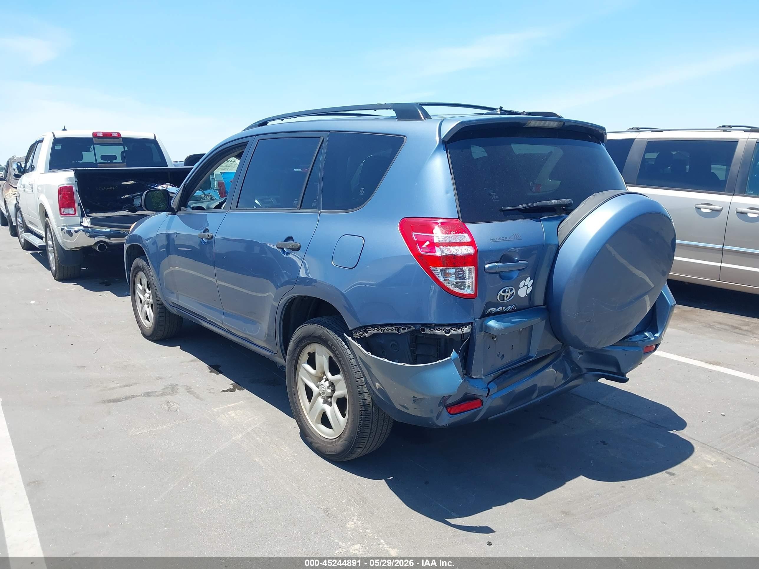 2012 Toyota Rav4   Blue vin: JTMKF4DV4C5046801