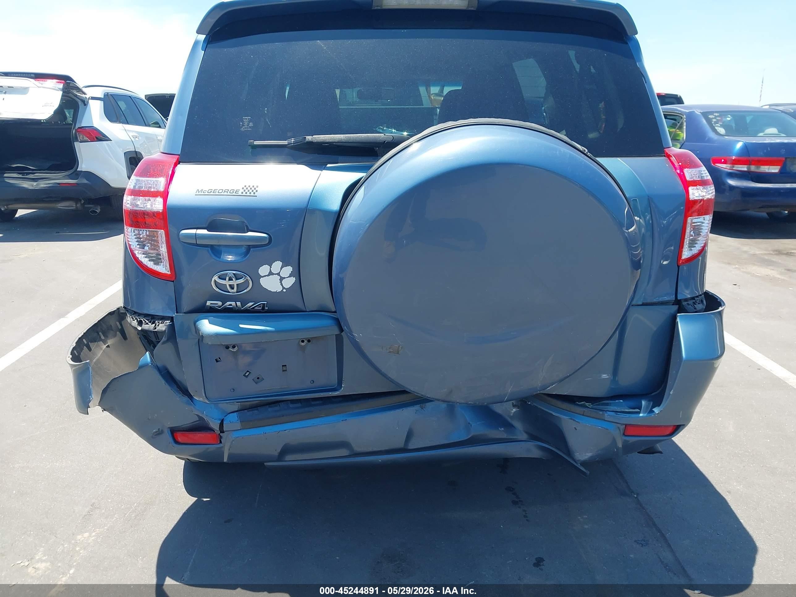 2012 Toyota Rav4   Blue vin: JTMKF4DV4C5046801