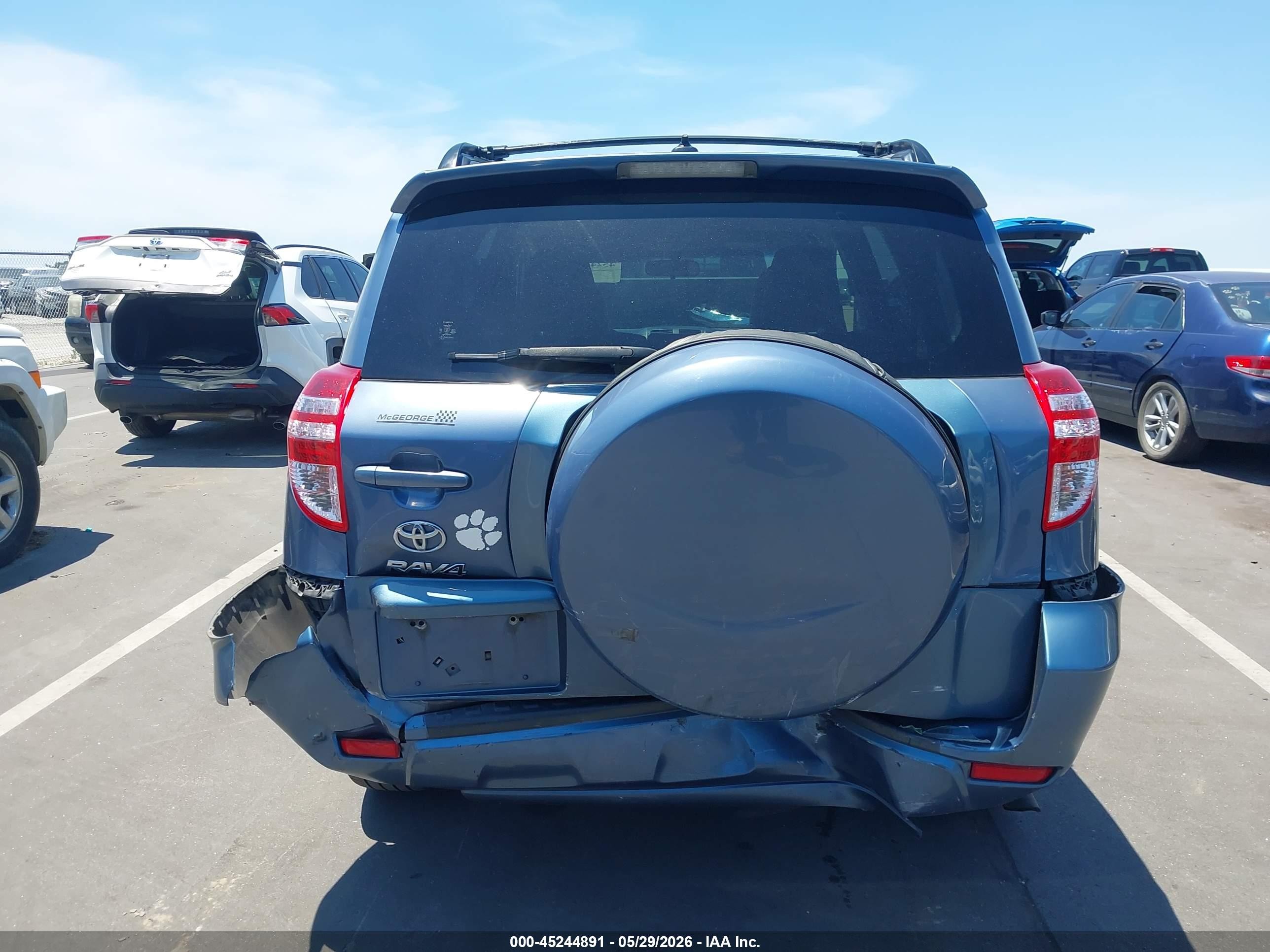 2012 Toyota Rav4   Blue vin: JTMKF4DV4C5046801