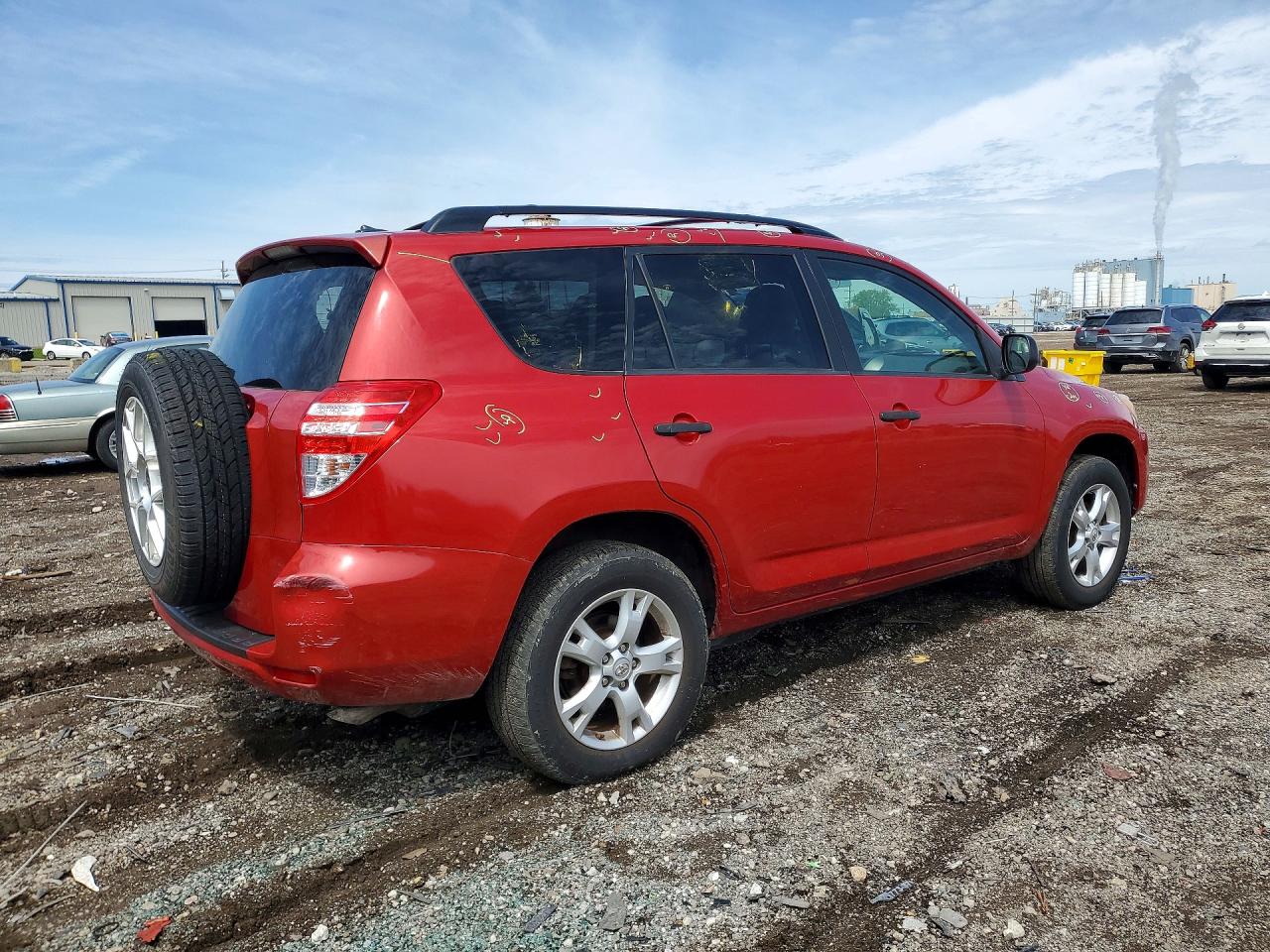 2012 Toyota Rav4 Base Red vin: JTMKF4DV6C5044886