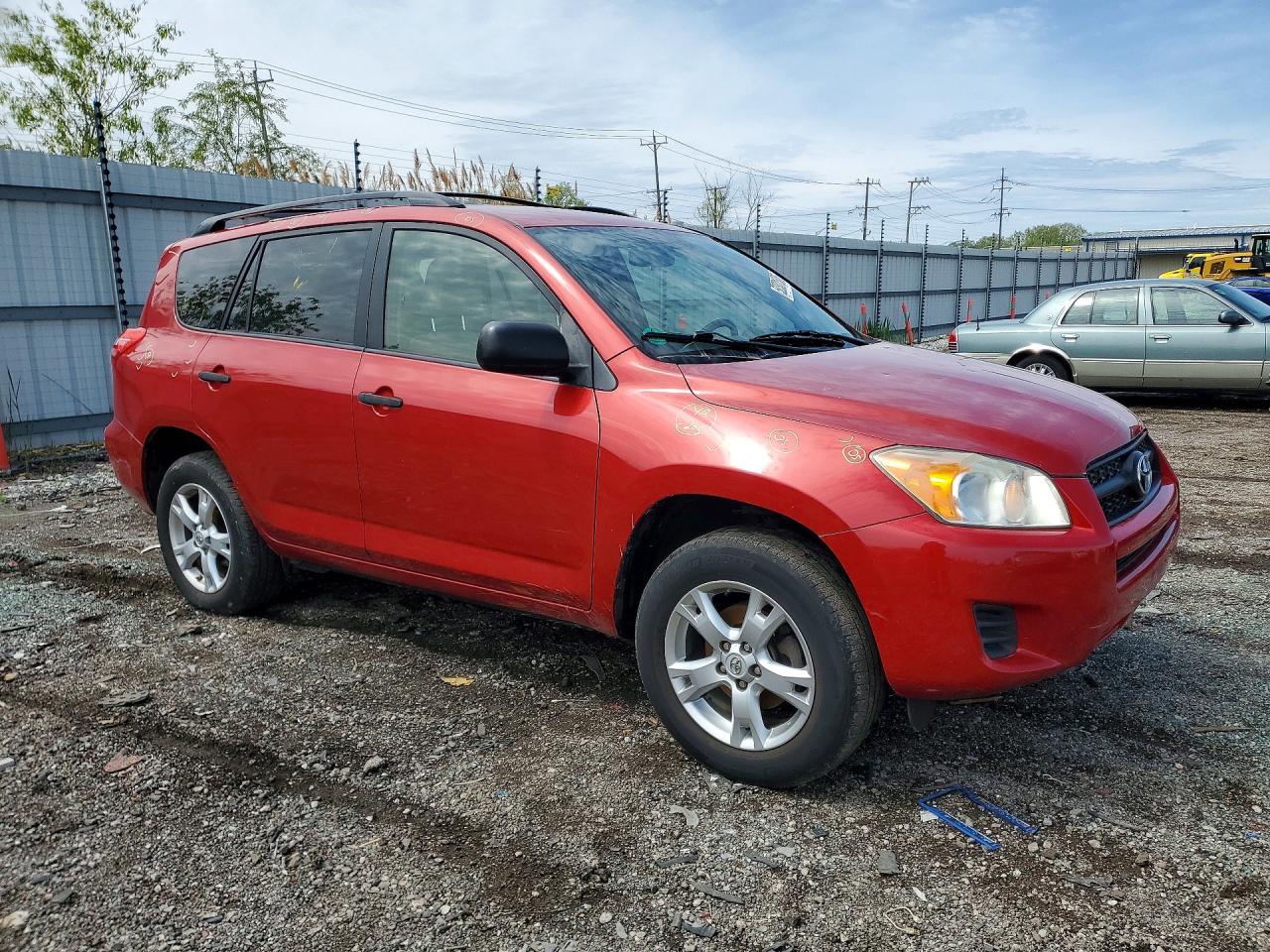 2012 Toyota Rav4 Base Red vin: JTMKF4DV6C5044886