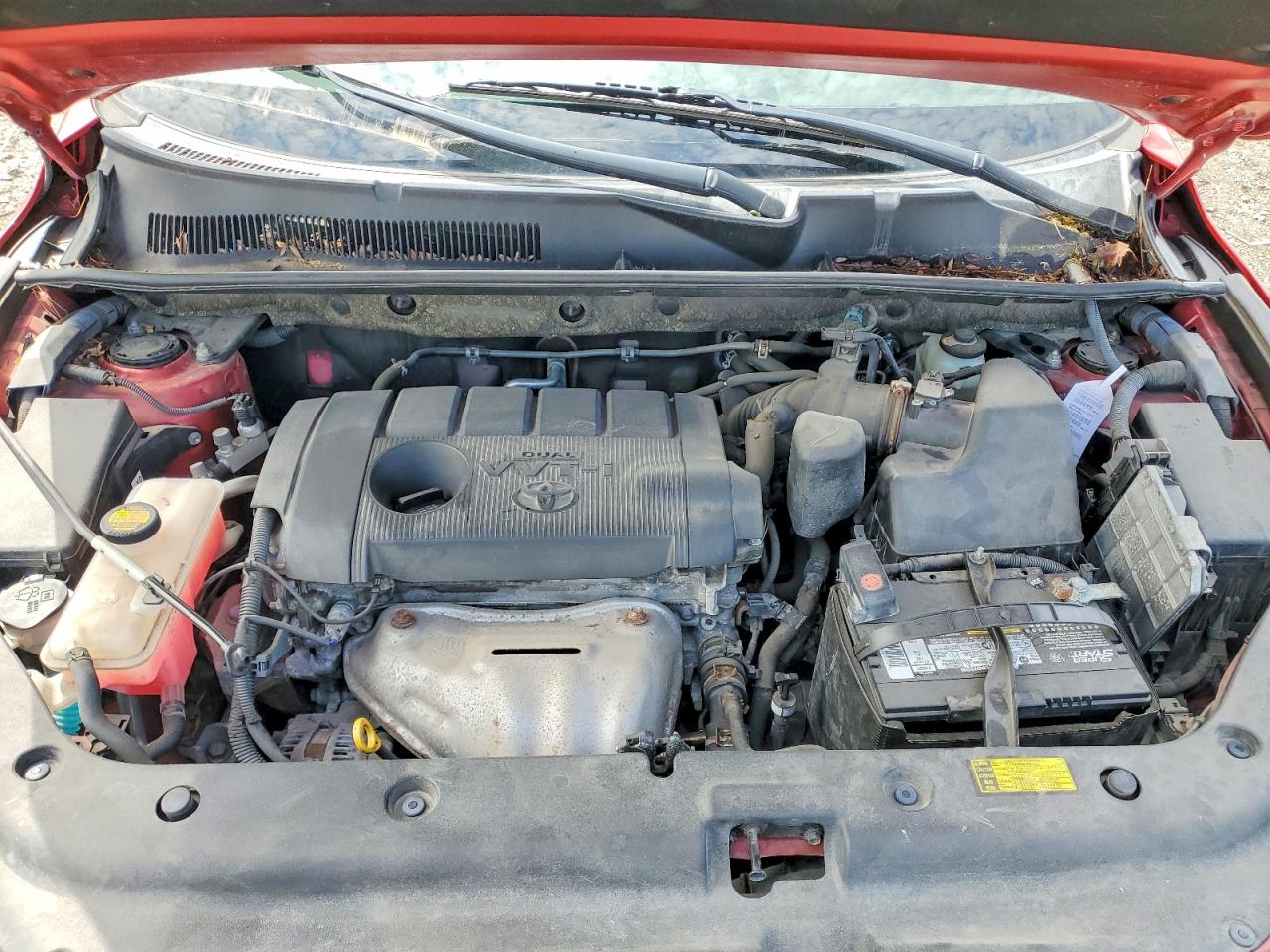 2012 Toyota Rav4 Base Red vin: JTMKF4DV6C5044886