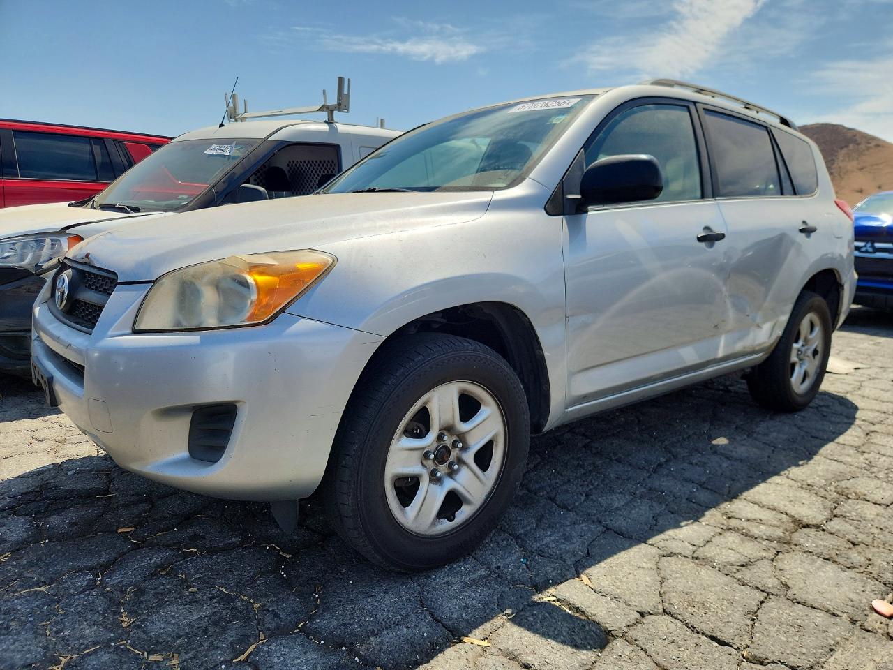 2010 Toyota Rav4 Base Silver vin: JTMKF4DV9A5024144