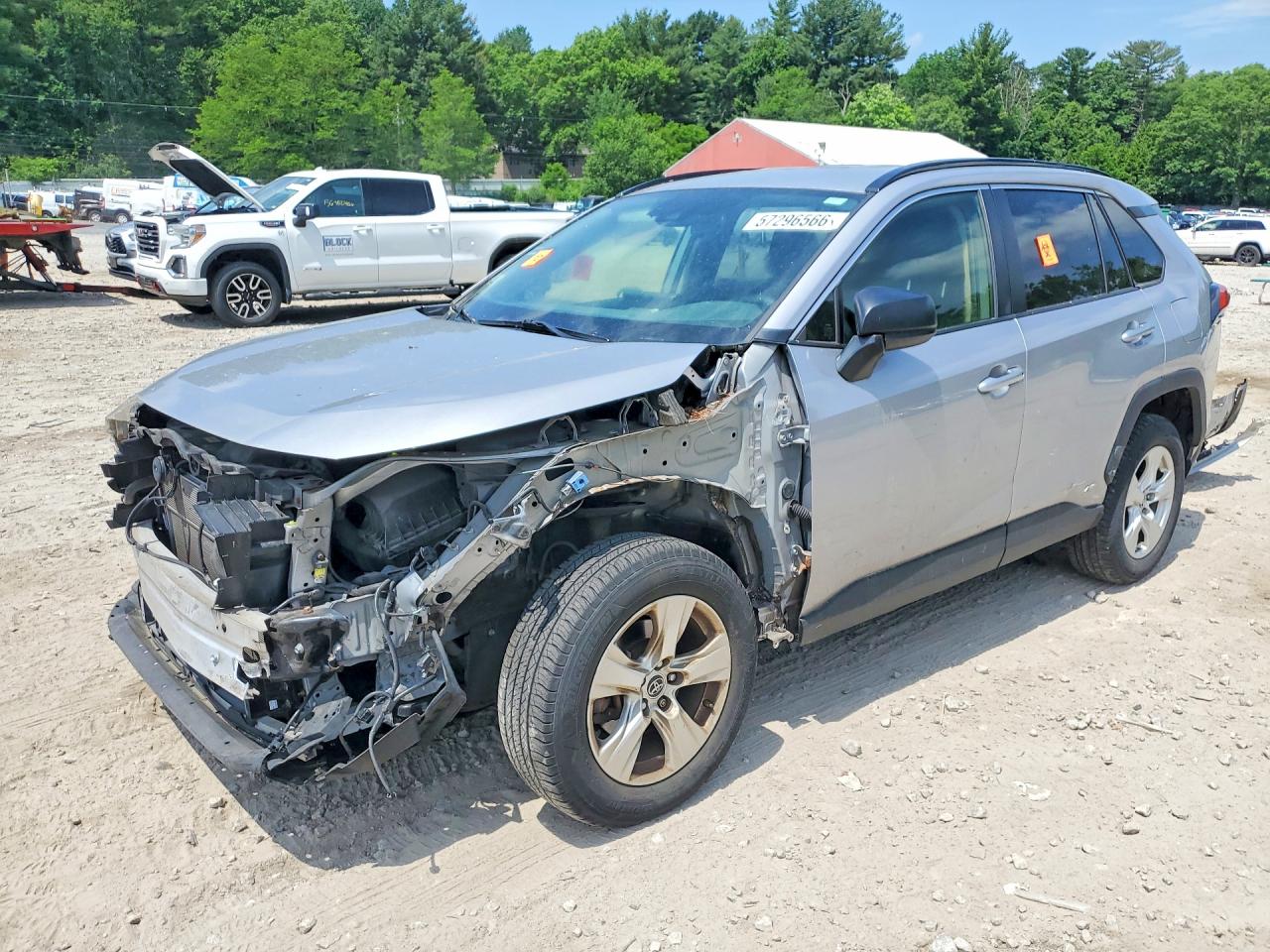 2019 Toyota Rav4 Le Серебряный vin: JTMLWRFV6KD015732