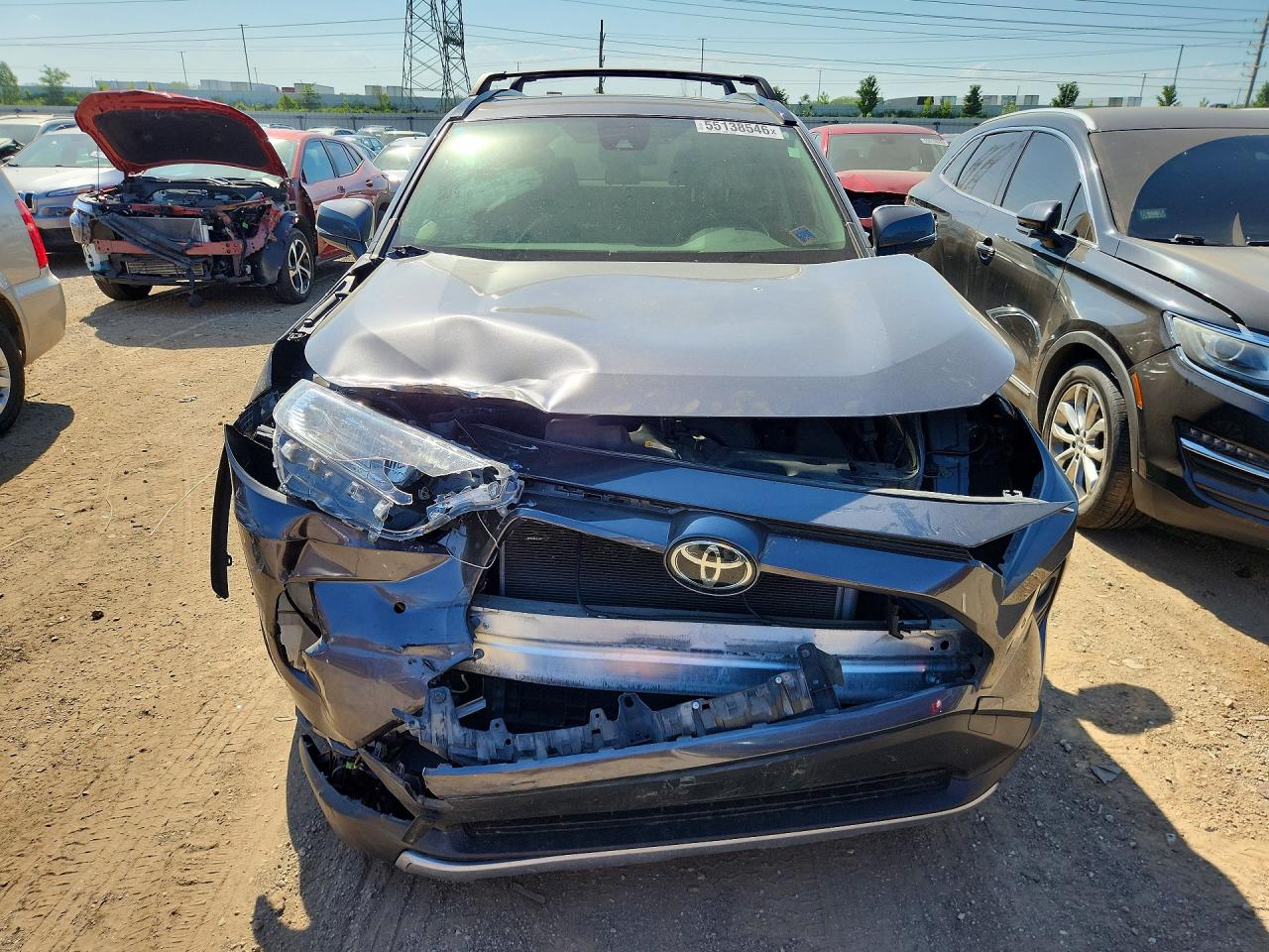 2019 Toyota Rav4 Limited Gray vin: JTMN1RFV0KJ017937