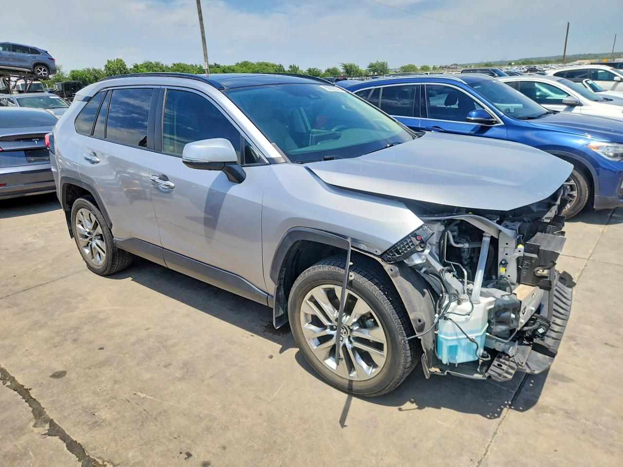 2021 Toyota Rav4 Limited Silver vin: JTMN1RFV2MD083519