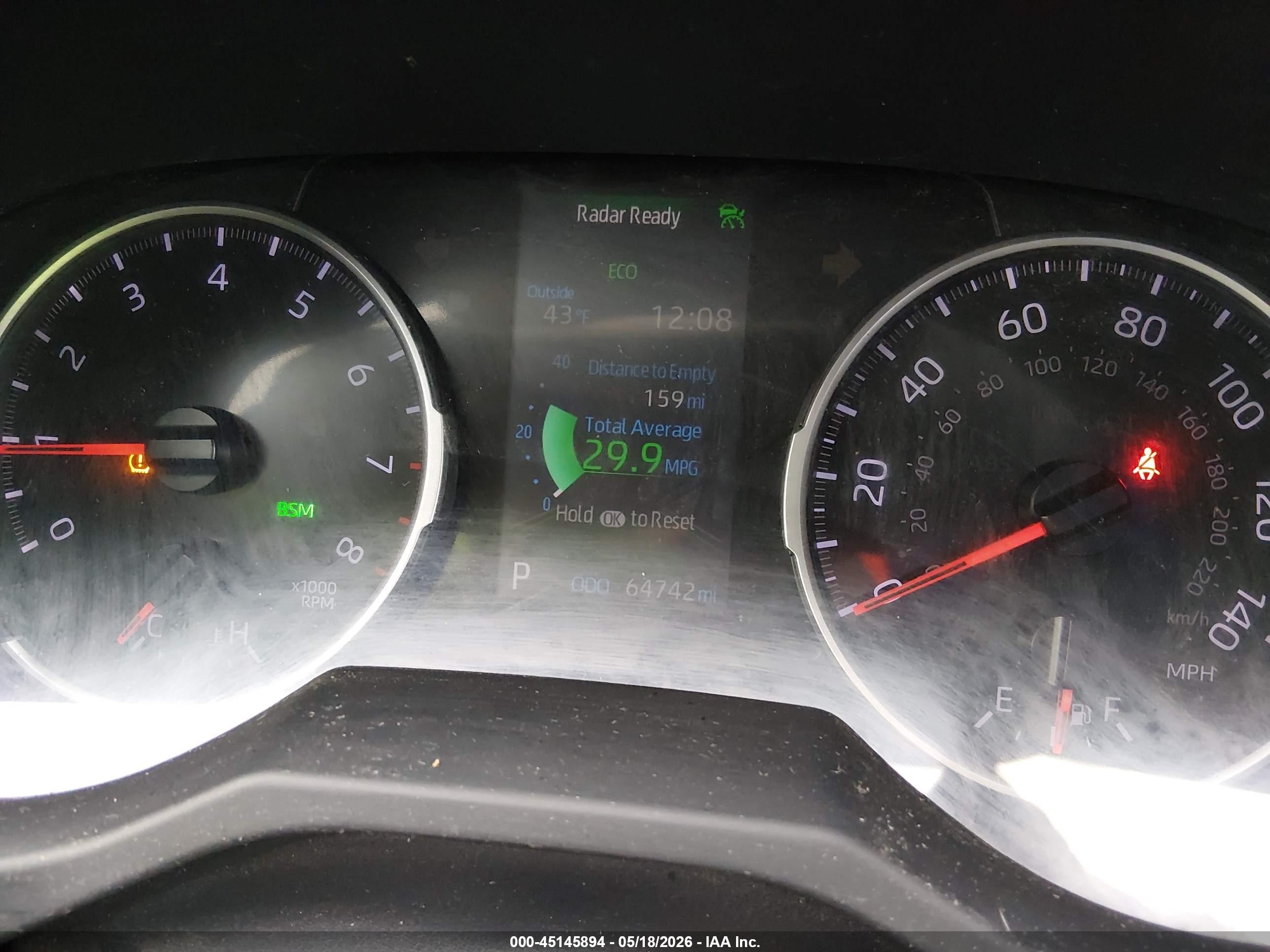 2019 Toyota Rav4 Xle Black vin: JTMP1RFV2KD018580
