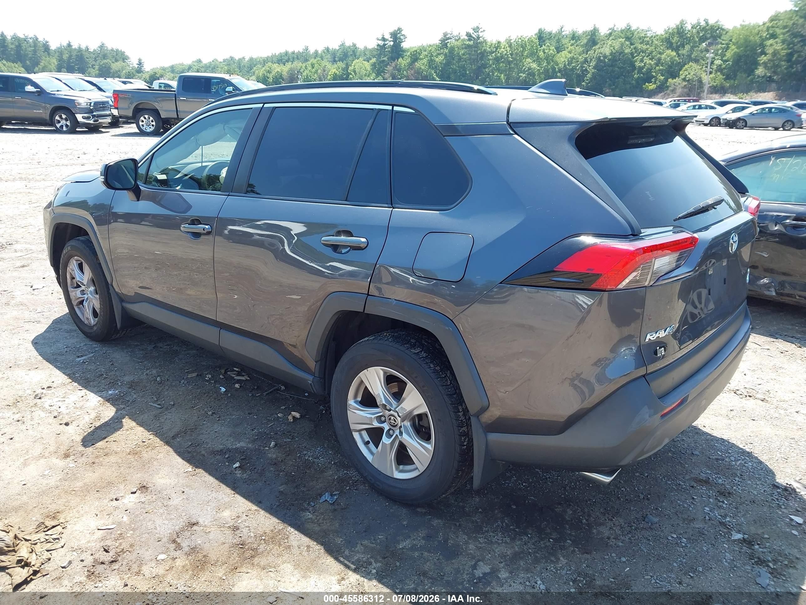 2020 Toyota Rav4 Xle Gray vin: JTMP1RFV3LJ029073
