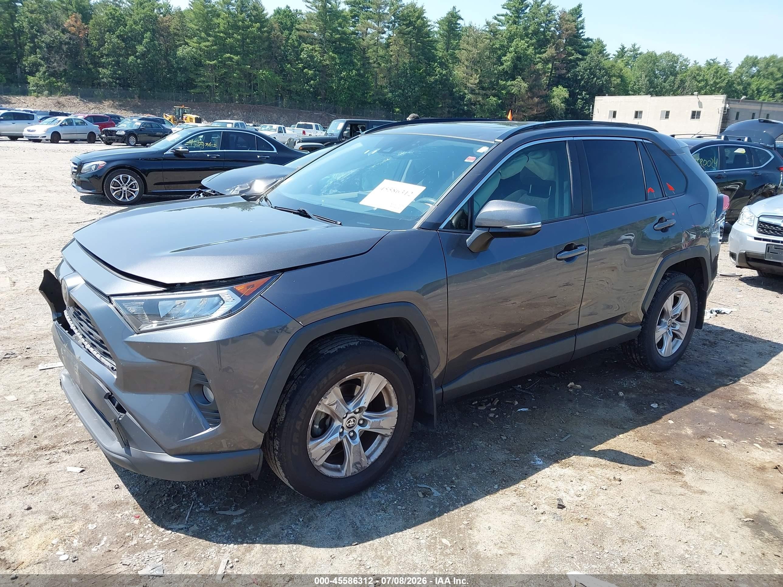 2020 Toyota Rav4 Xle Gray vin: JTMP1RFV3LJ029073