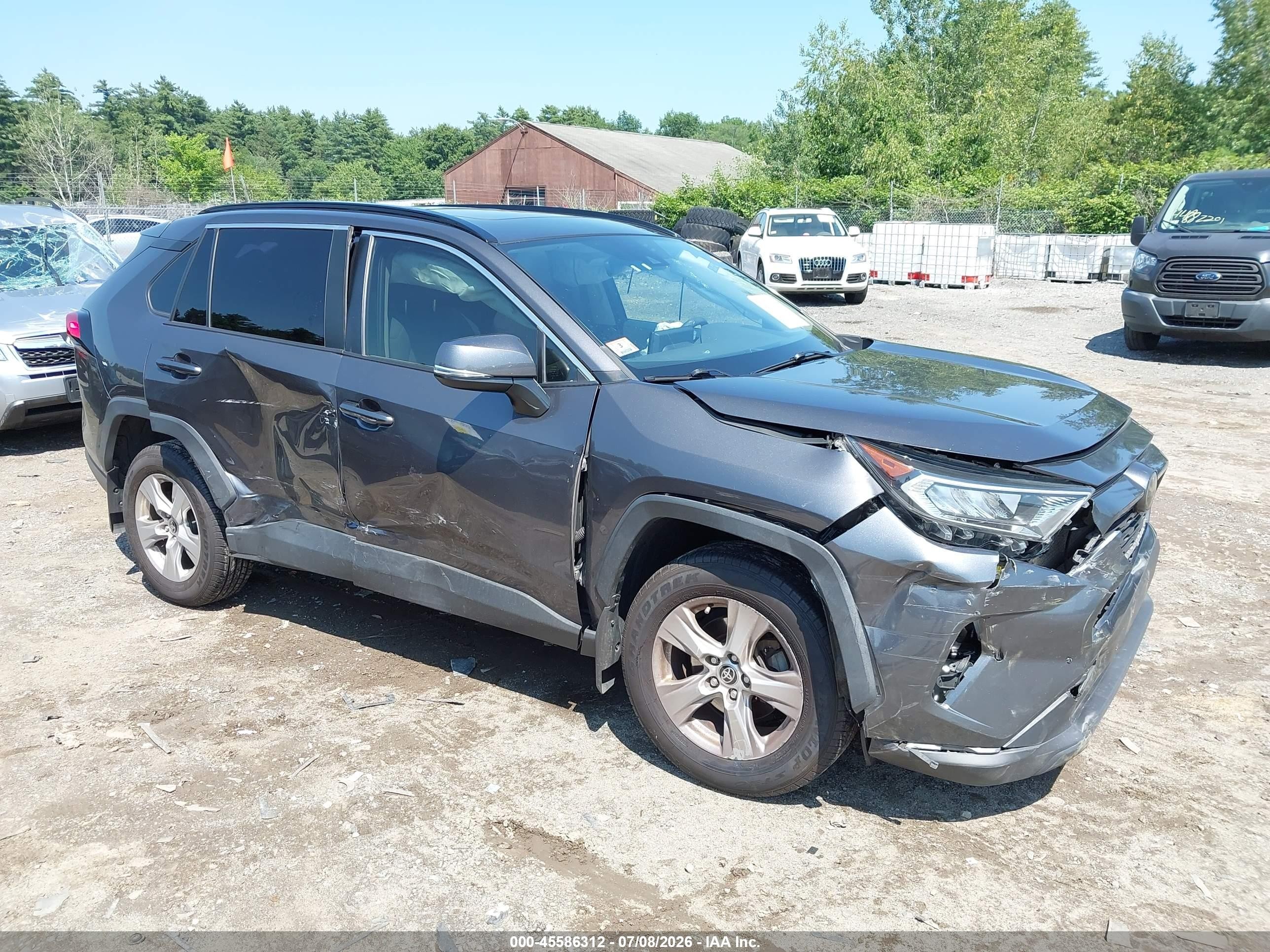 2020 Toyota Rav4 Xle Gray vin: JTMP1RFV3LJ029073