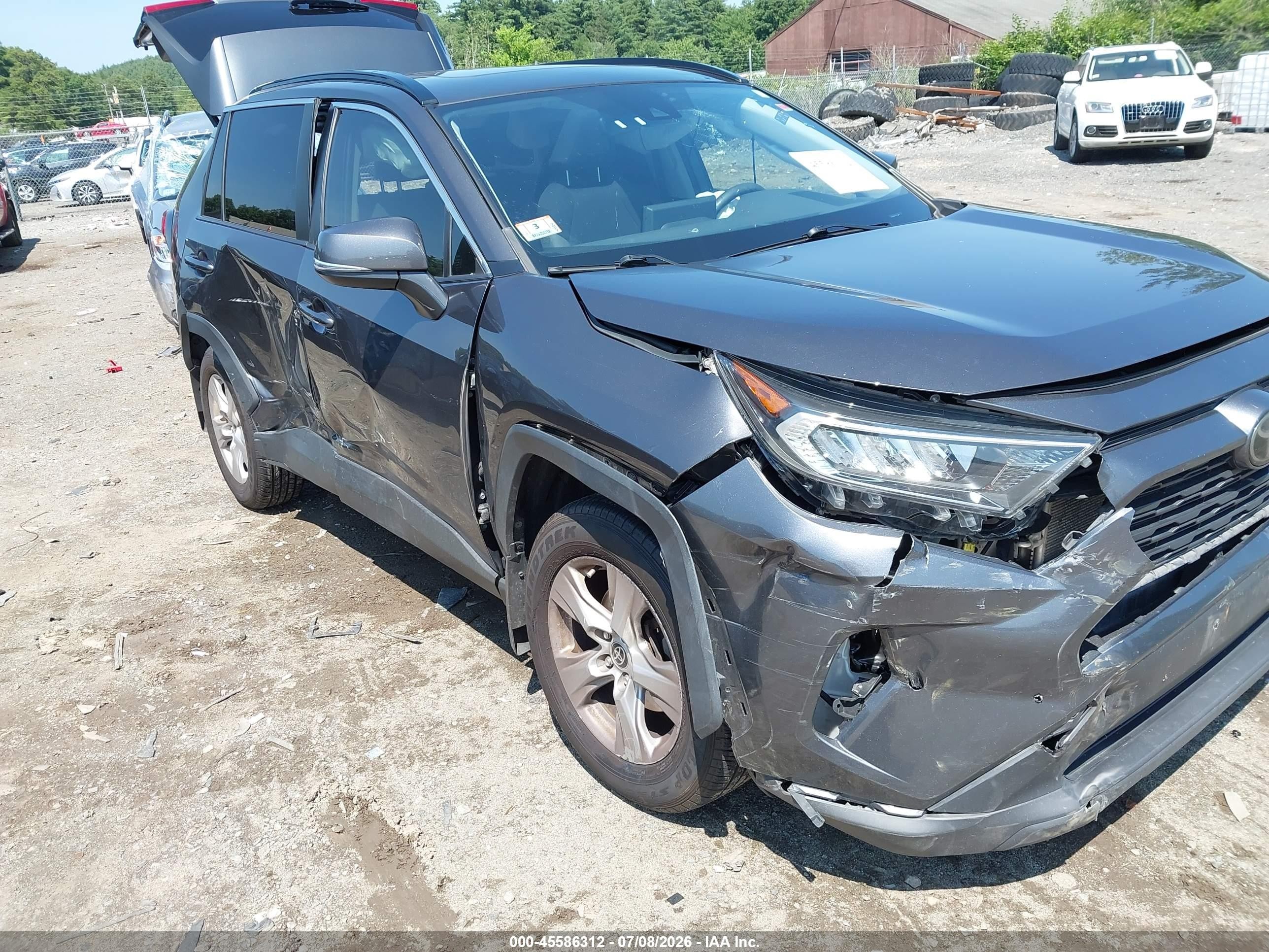 2020 Toyota Rav4 Xle Gray vin: JTMP1RFV3LJ029073