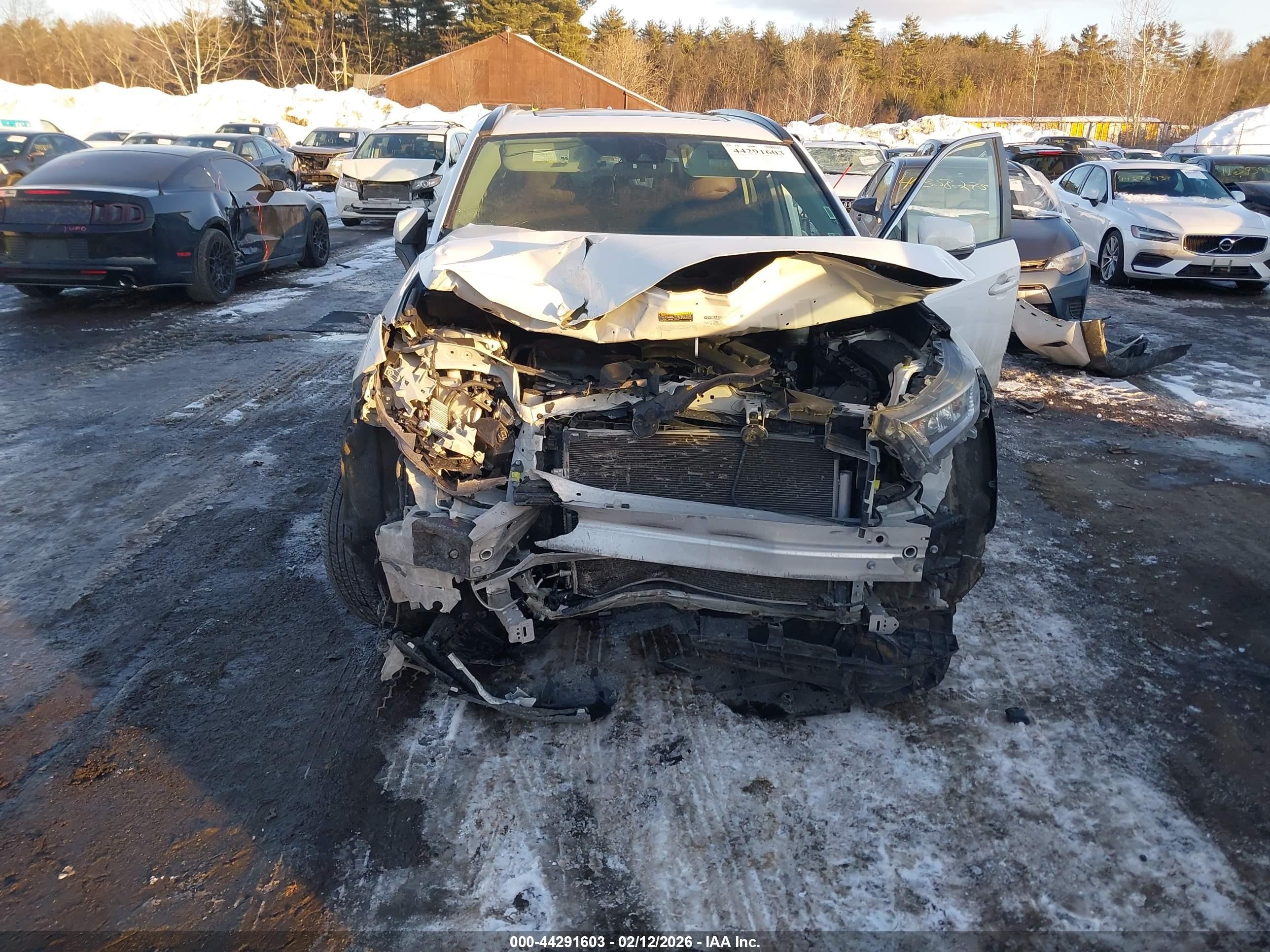 2019 Toyota Rav4 Xle White vin: JTMP1RFV6KD028772