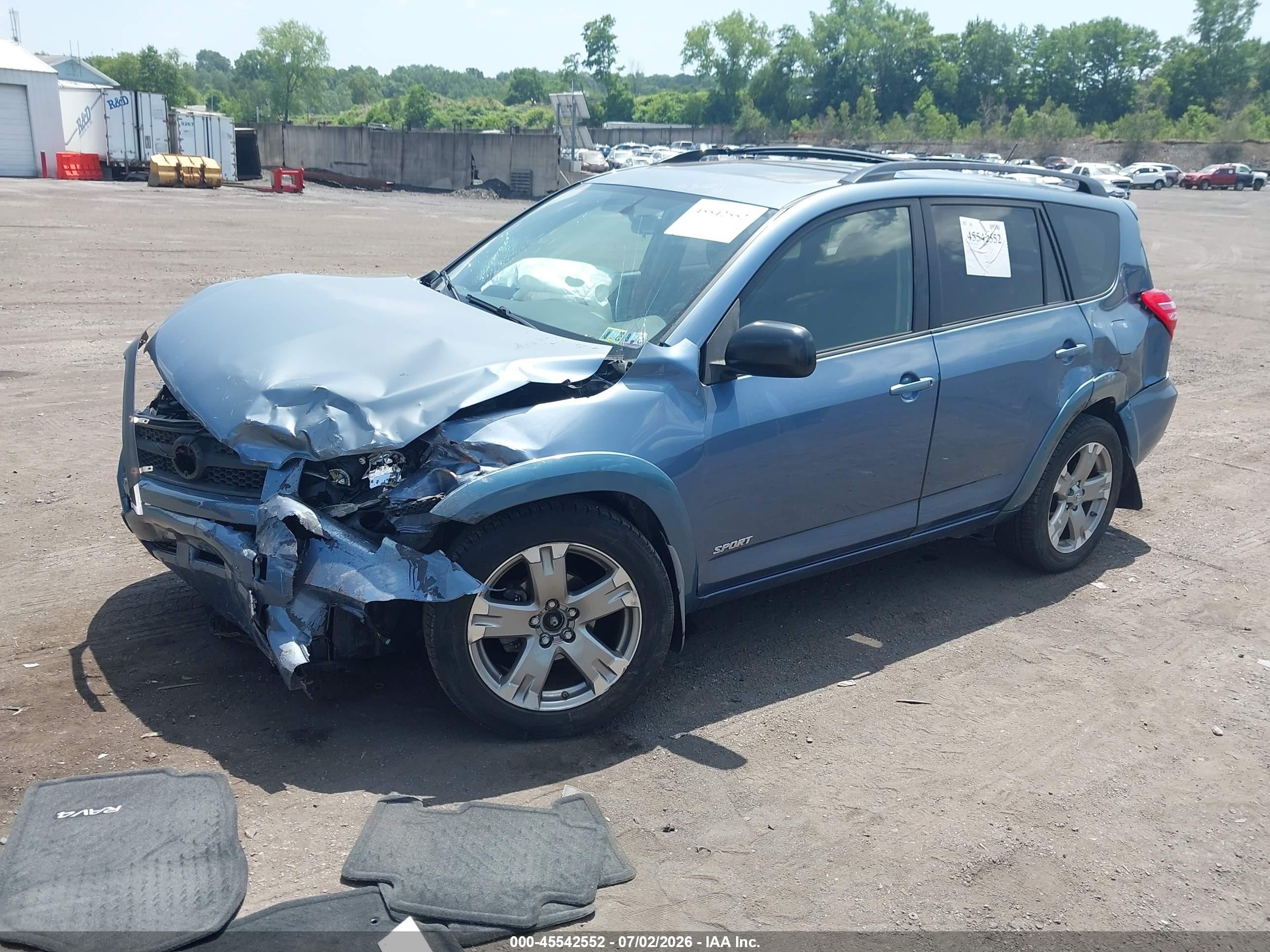 2010 Toyota Rav4 Sport Blue vin: JTMRF4DV0AD023758