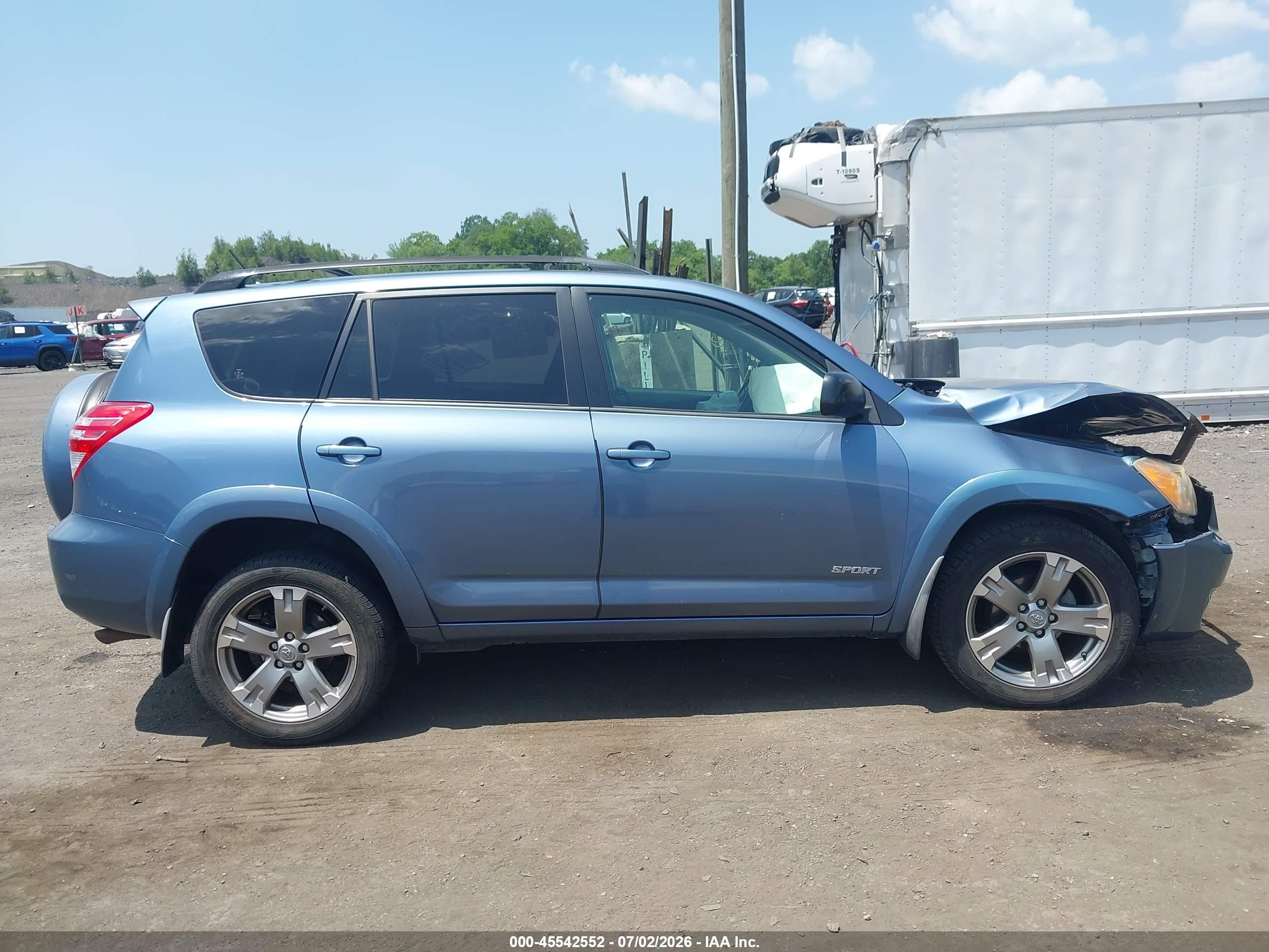 2010 Toyota Rav4 Sport Blue vin: JTMRF4DV0AD023758