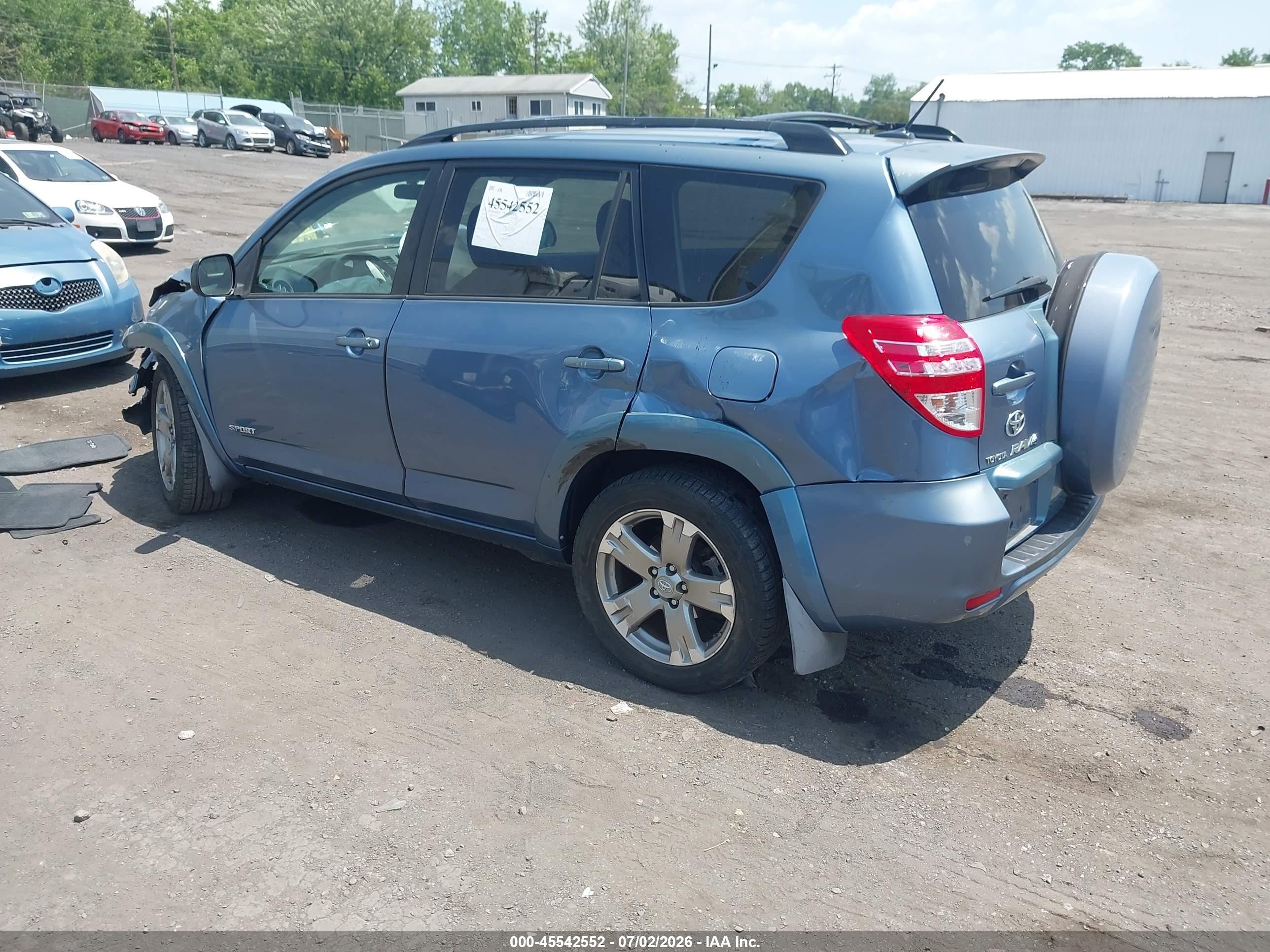 2010 Toyota Rav4 Sport Blue vin: JTMRF4DV0AD023758