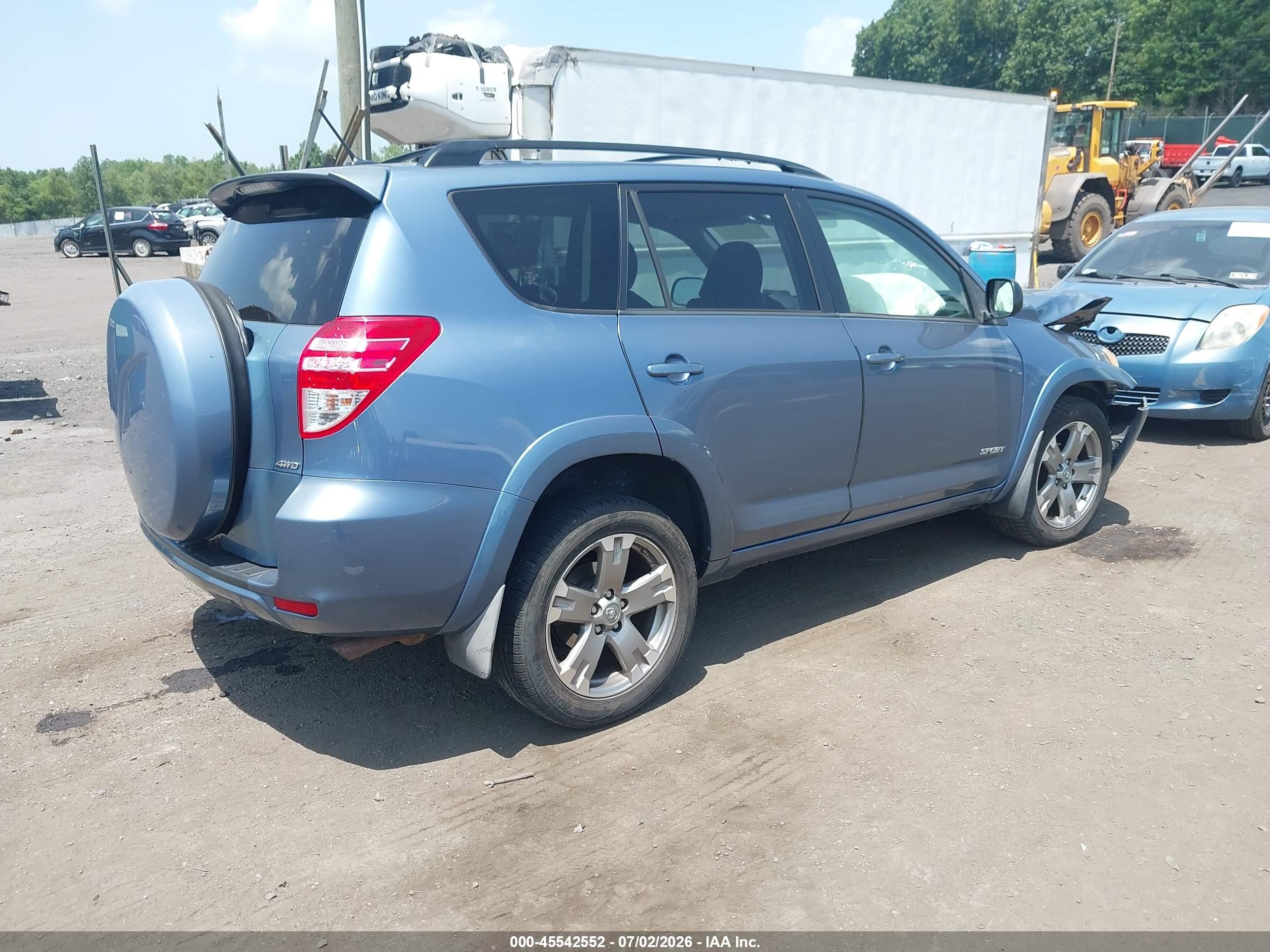 2010 Toyota Rav4 Sport Blue vin: JTMRF4DV0AD023758