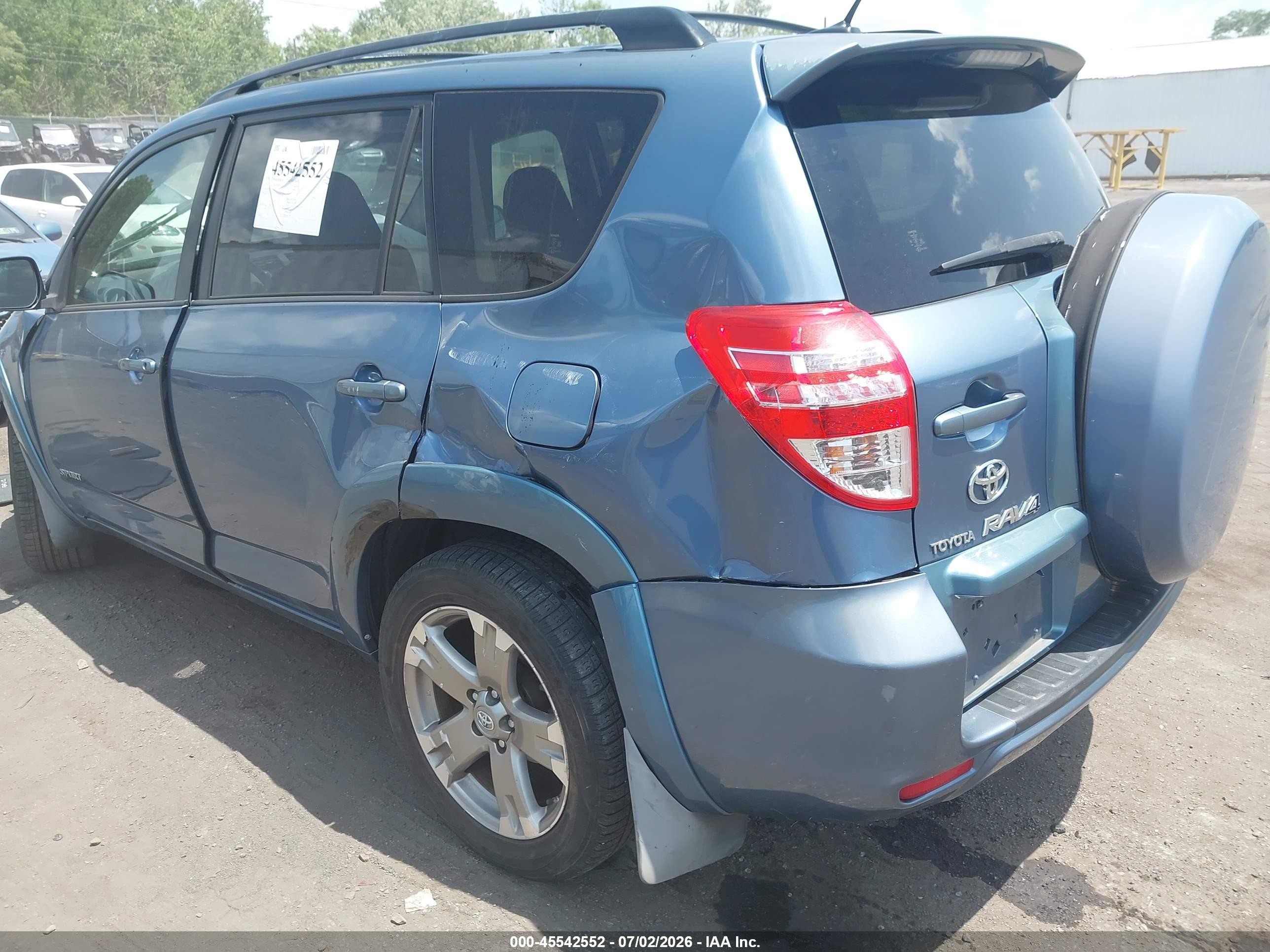 2010 Toyota Rav4 Sport Blue vin: JTMRF4DV0AD023758
