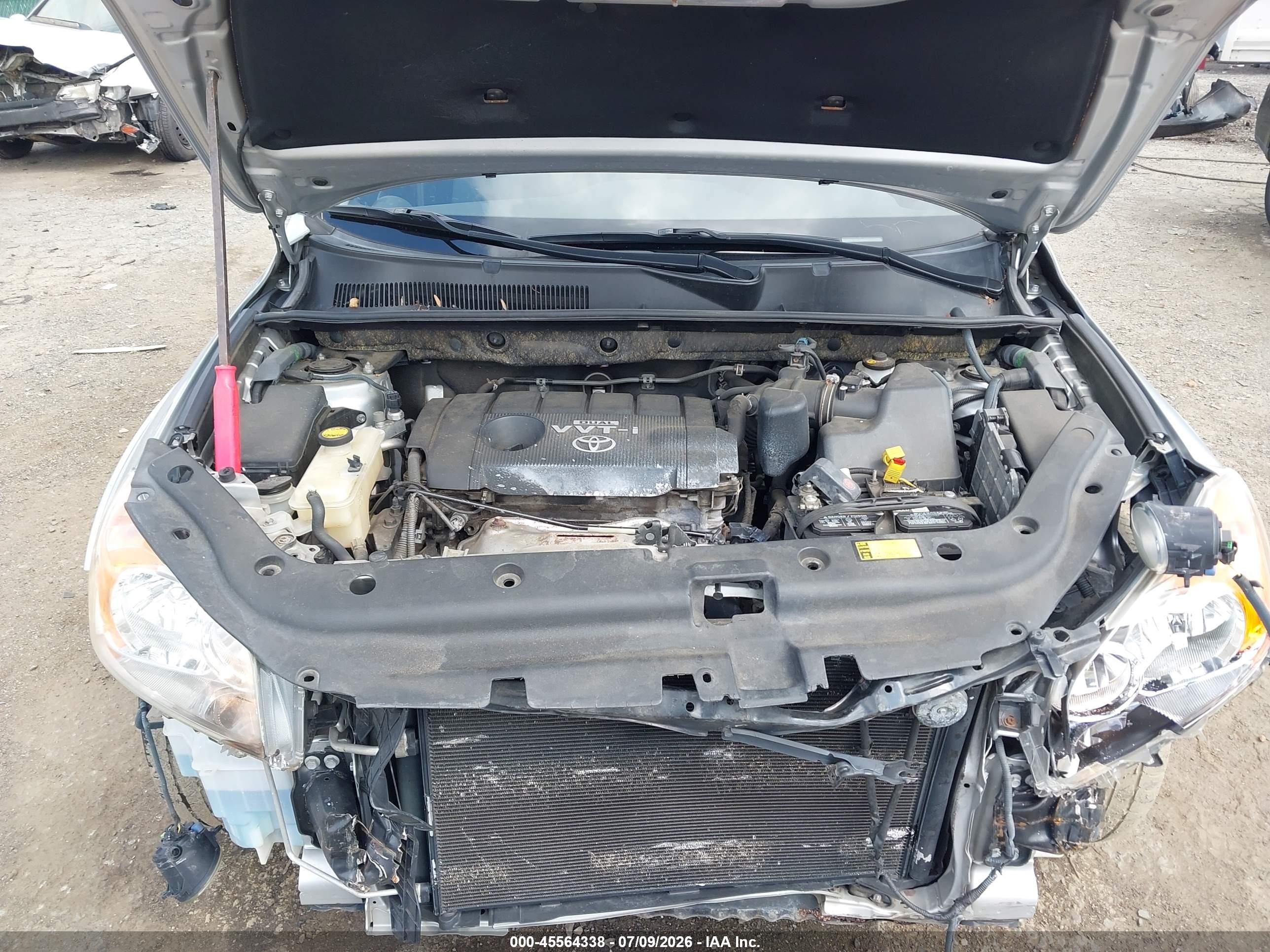 2011 Toyota Rav4 Sport Silver vin: JTMRF4DV0B5040118