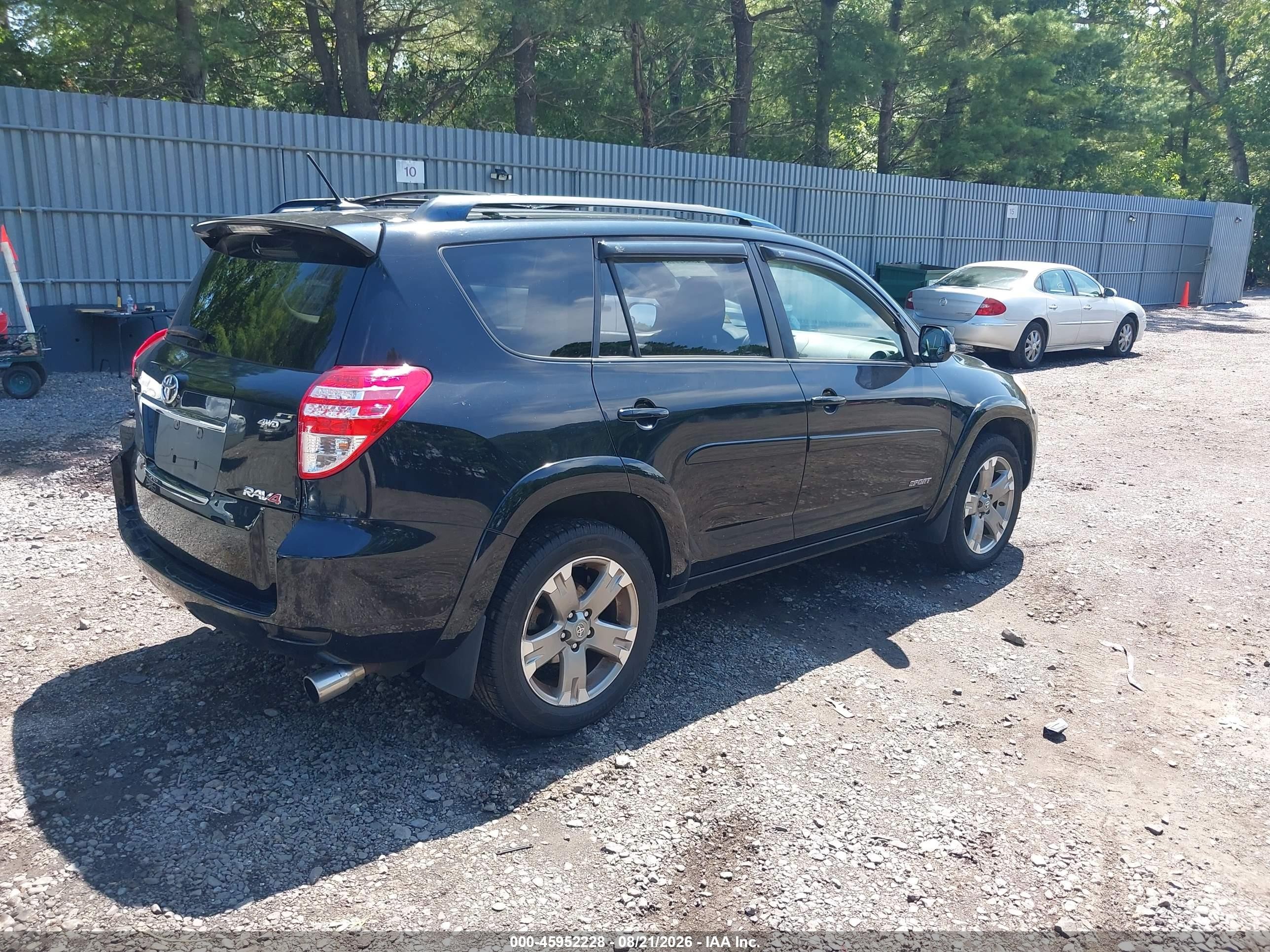 2011 Toyota Rav4 Sport Black vin: JTMRF4DV0B5044072
