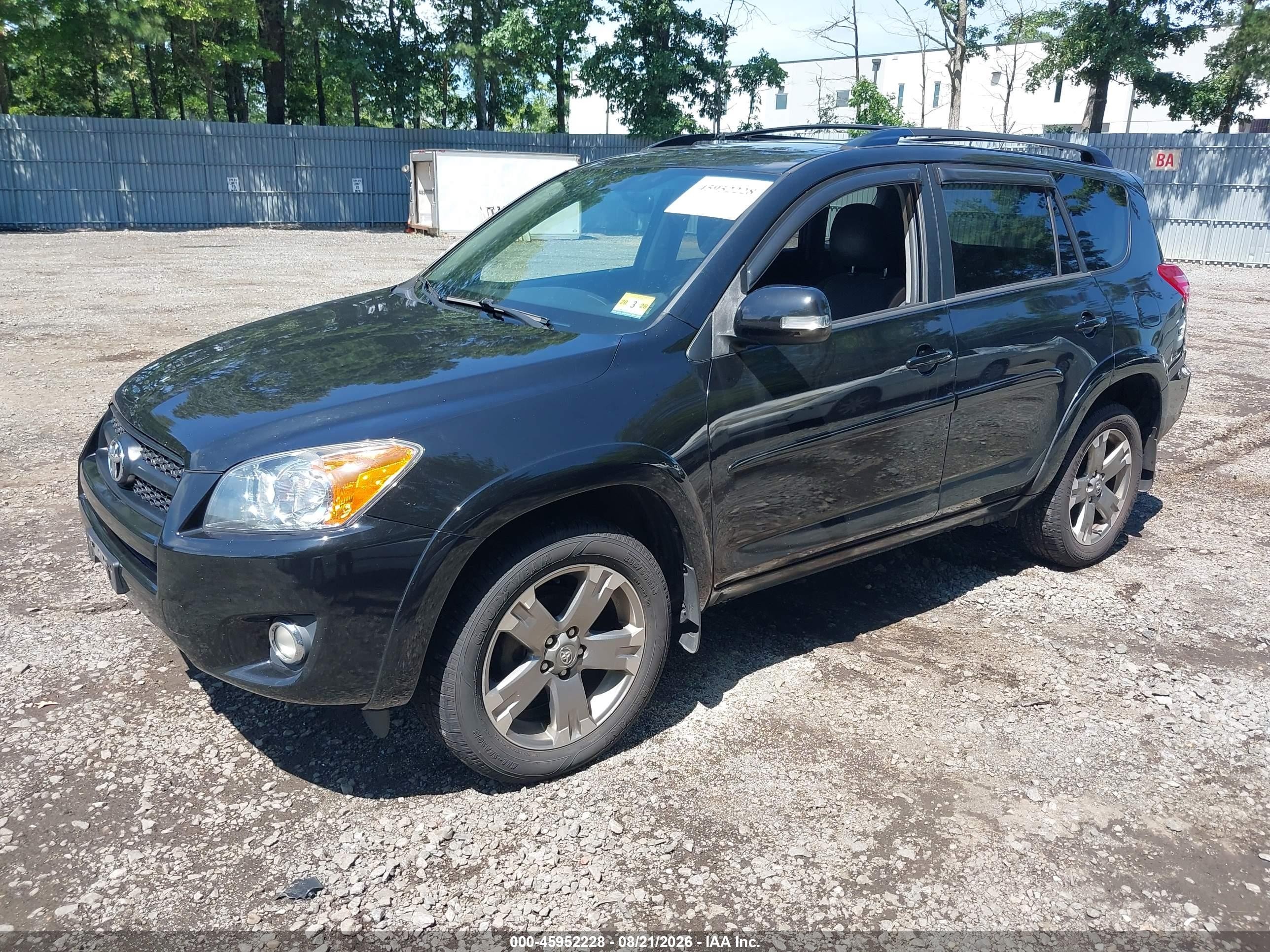 2011 Toyota Rav4 Sport Black vin: JTMRF4DV0B5044072