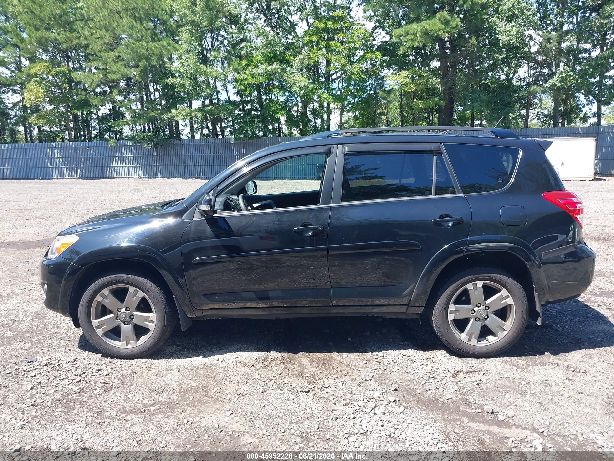 2011 Toyota Rav4 Sport Black vin: JTMRF4DV0B5044072