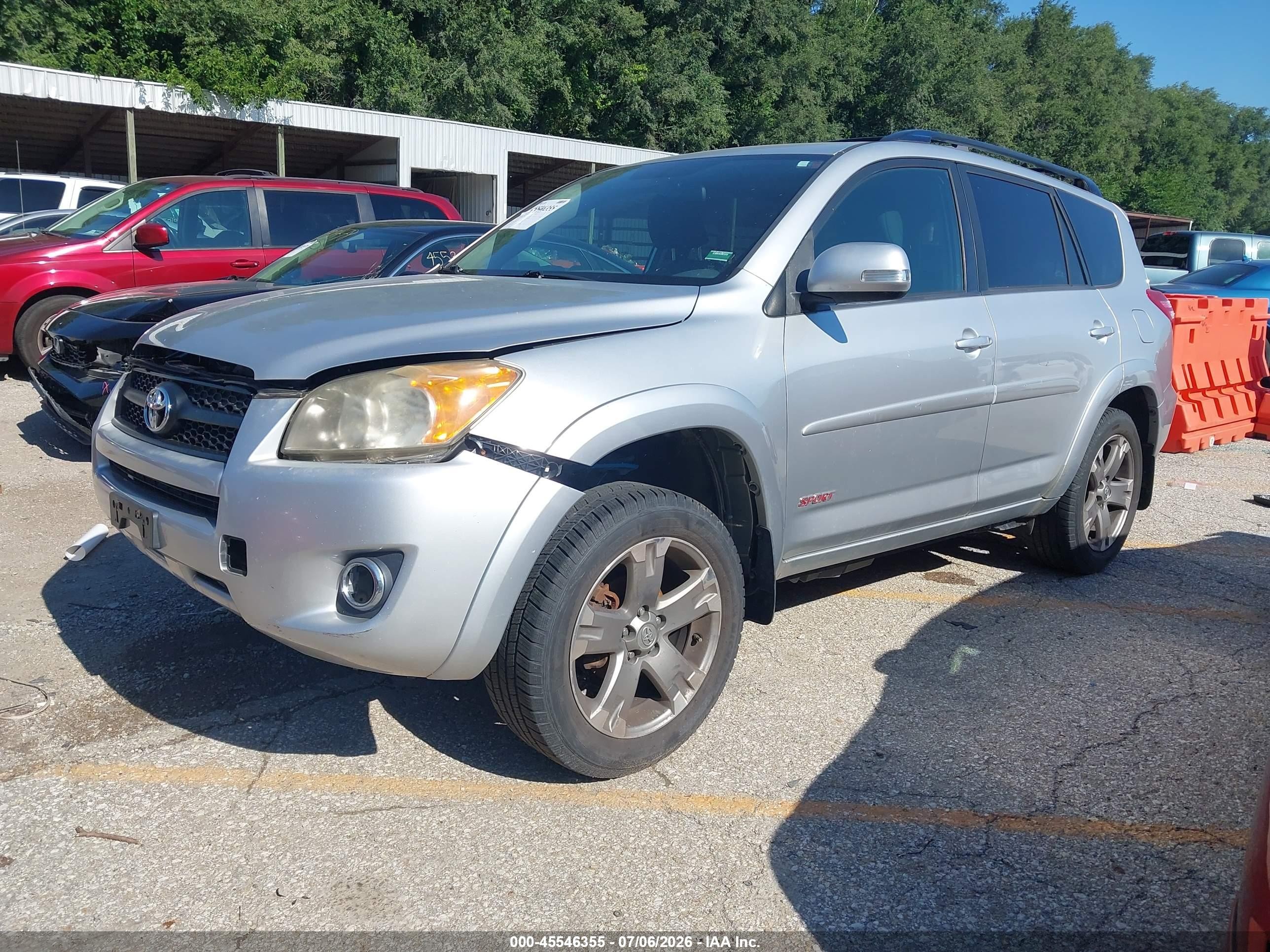2011 Toyota Rav4 Sport Серый vin: JTMRF4DV0B5049112